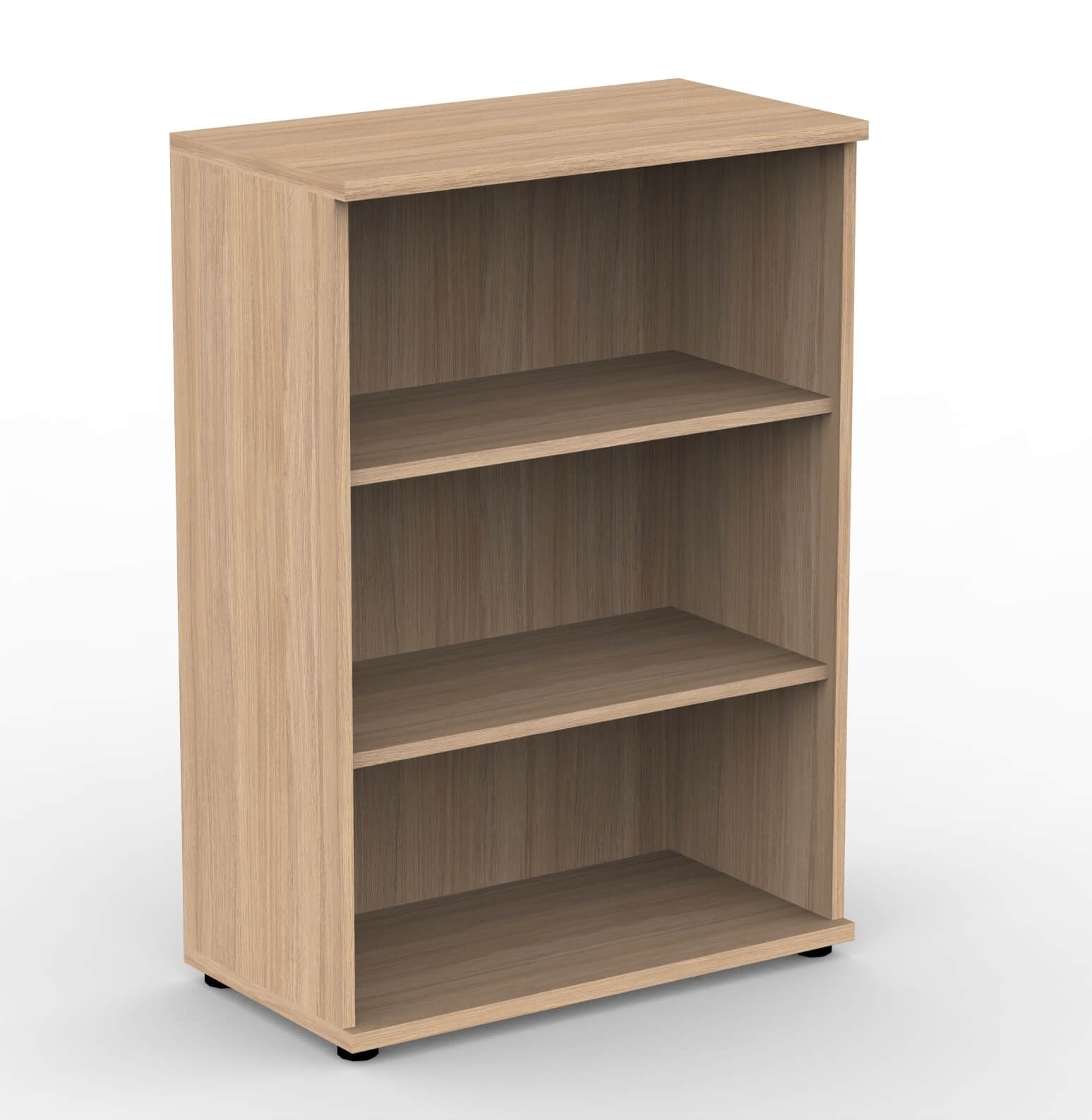 Uni Melamine Office Bookcase w/3 Shelves