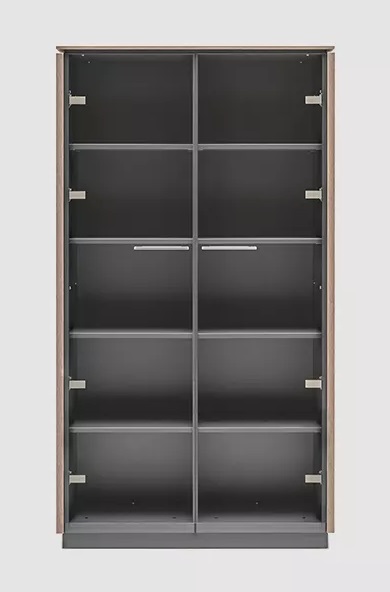 Status Office Cabinet w/Glass Doors & Shelves