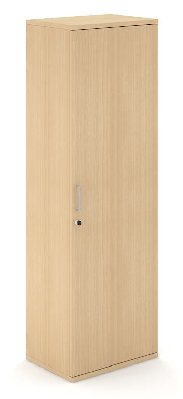 Uni Melamine Office Lockable Cabinet w/Door & 4 Shelves