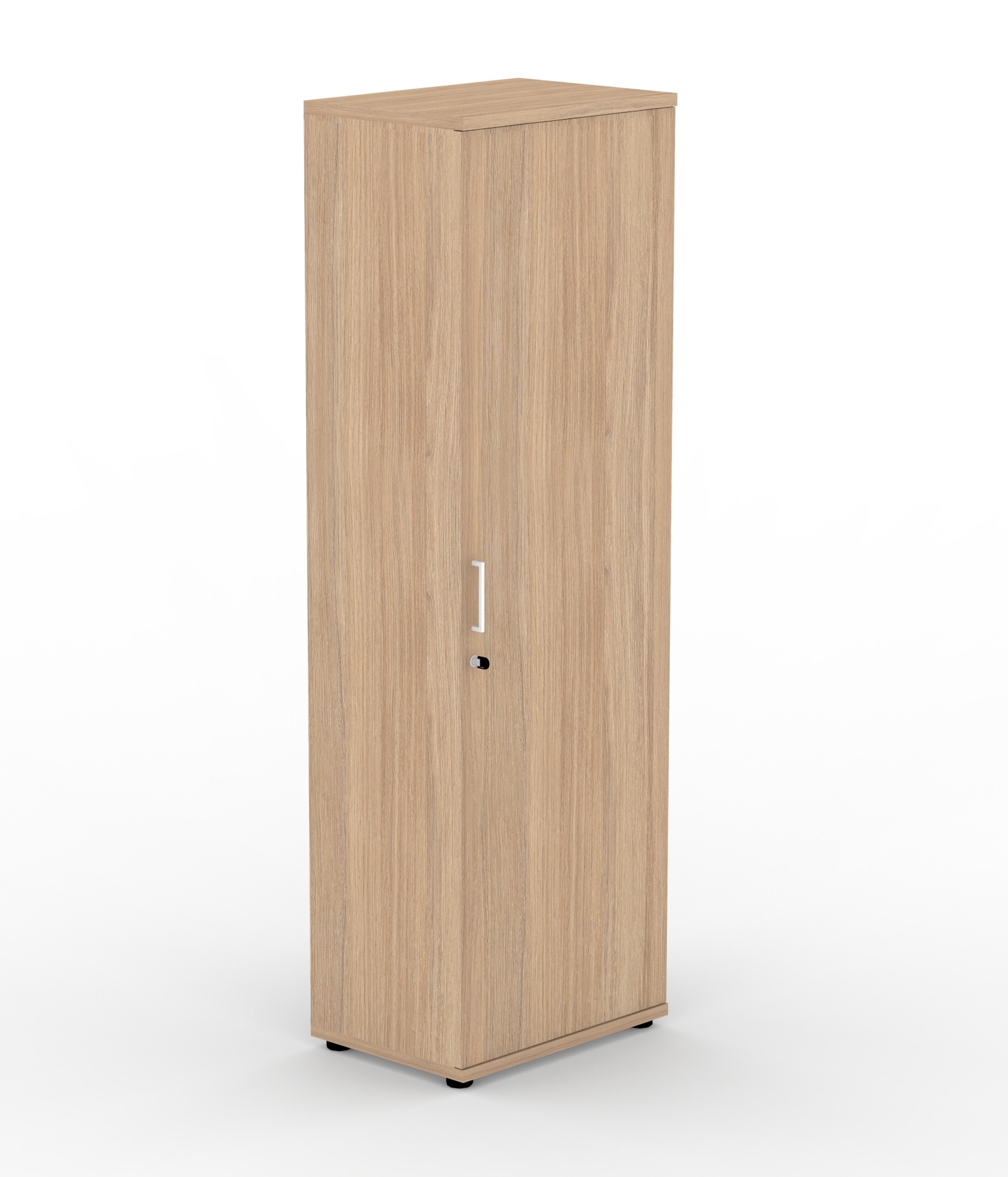Uni Melamine Office Lockable Cabinet w/Door & 4 Shelves