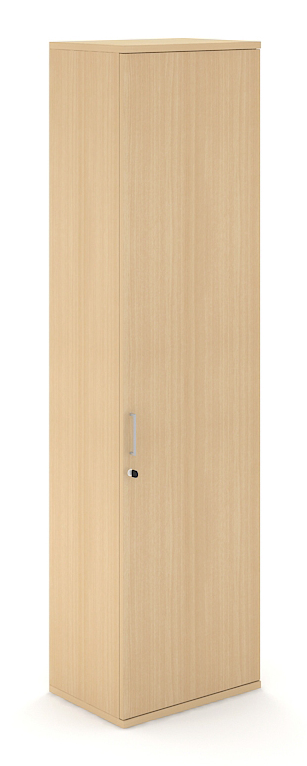 Uni Melamine Office Lockable Cabinet w/Door & 5 Shelves