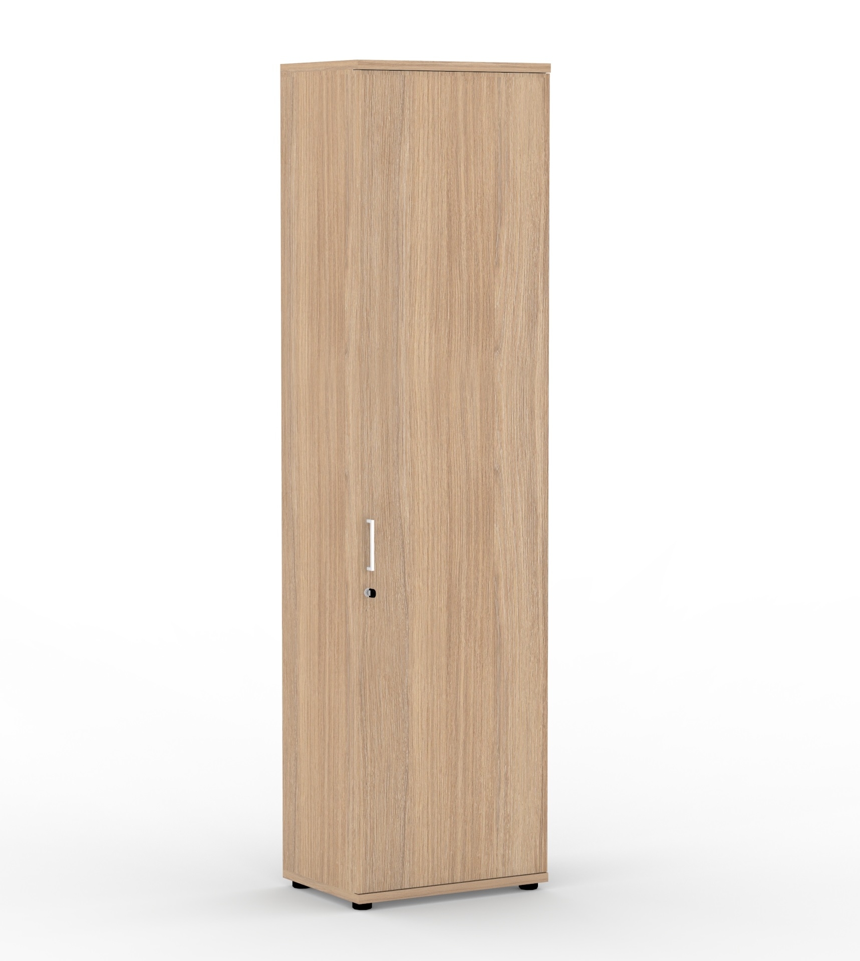 Uni Melamine Office Lockable Cabinet w/Door & 5 Shelves