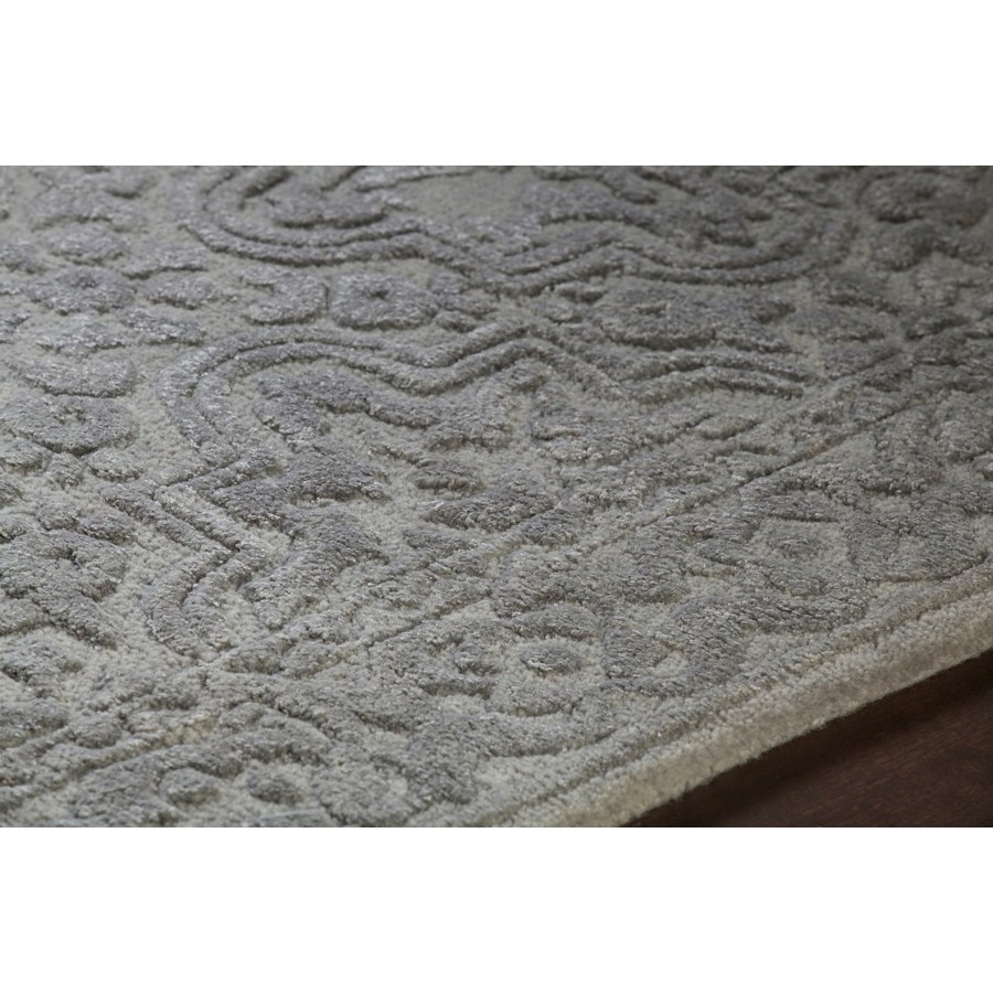 Xia Wool/Viscose Rectangular Handmade Rug, 9' x 13'