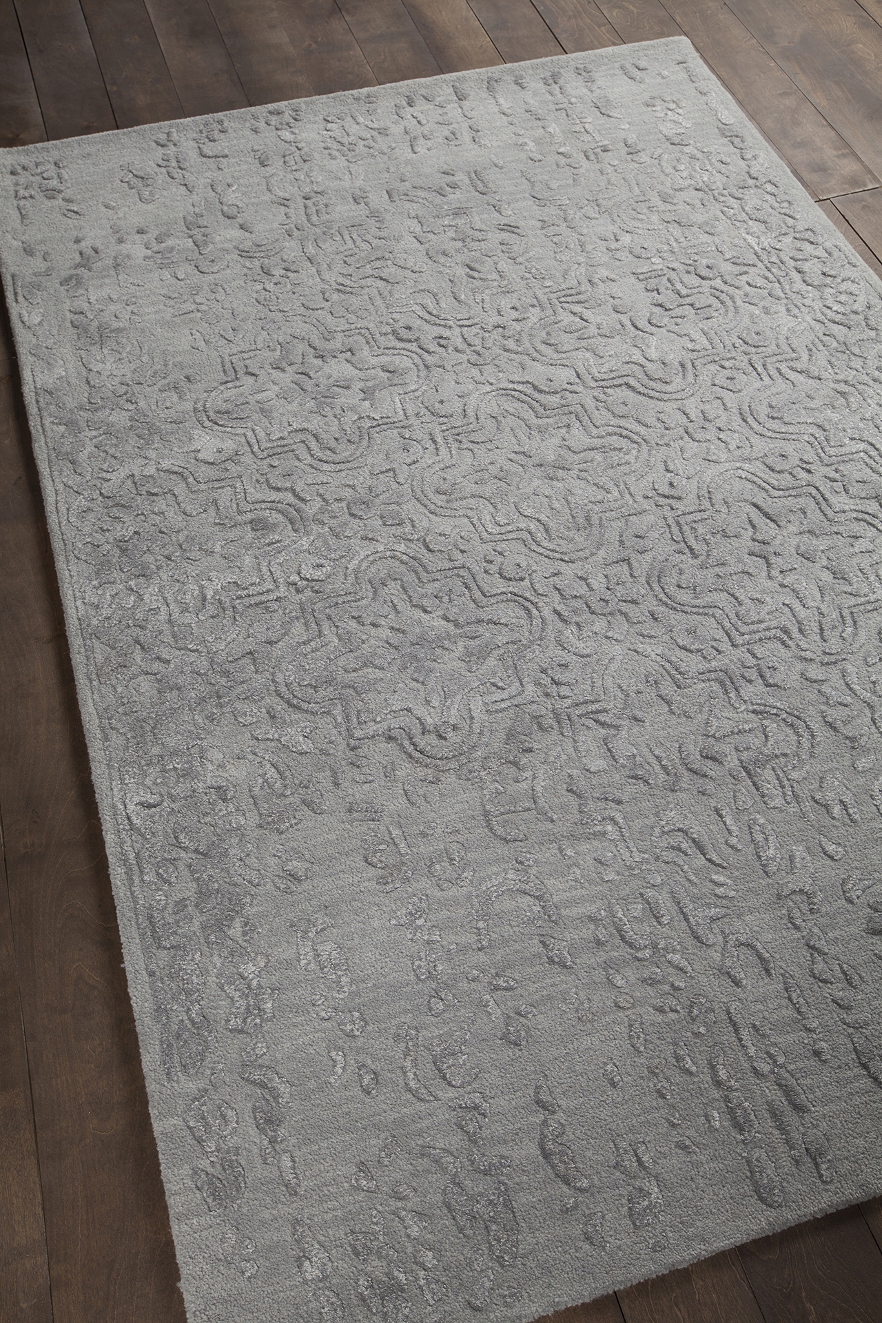 Xia Wool/Viscose Rectangular Handmade Rug, 9' x 13'