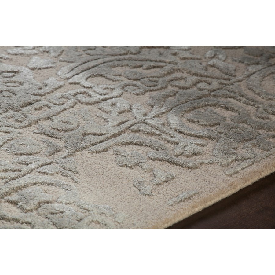 Xia Wool/Viscose Rectangular Handmade Rug, 5' x 7'6"