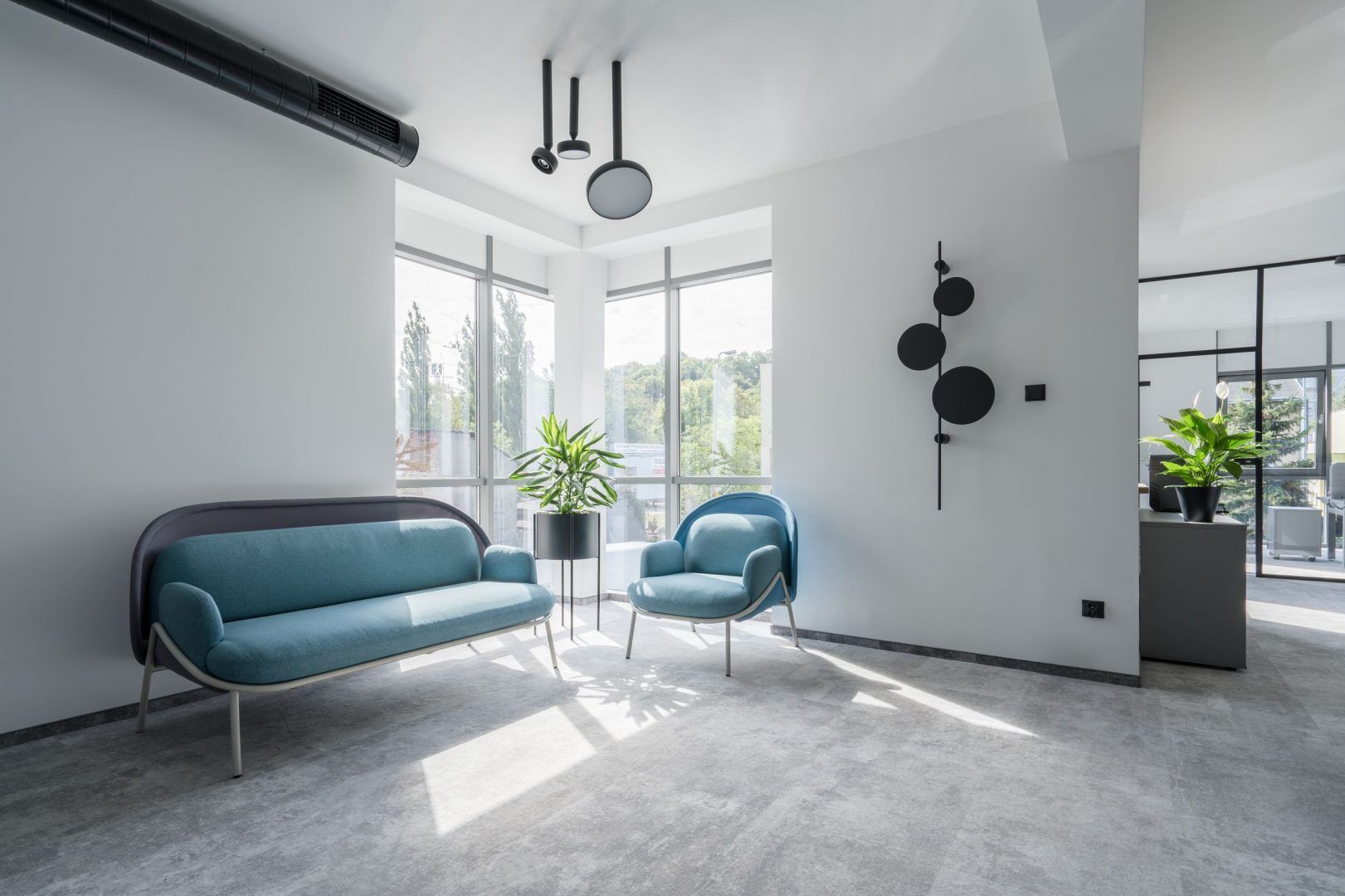 Mesh Low Back Sofa