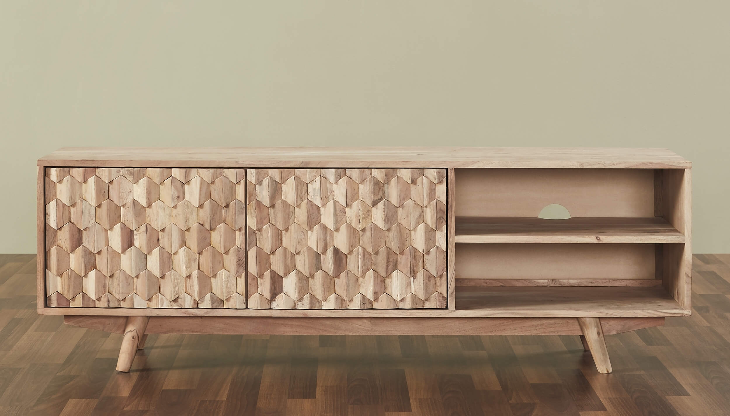 Honeycomb 57" TV Unit