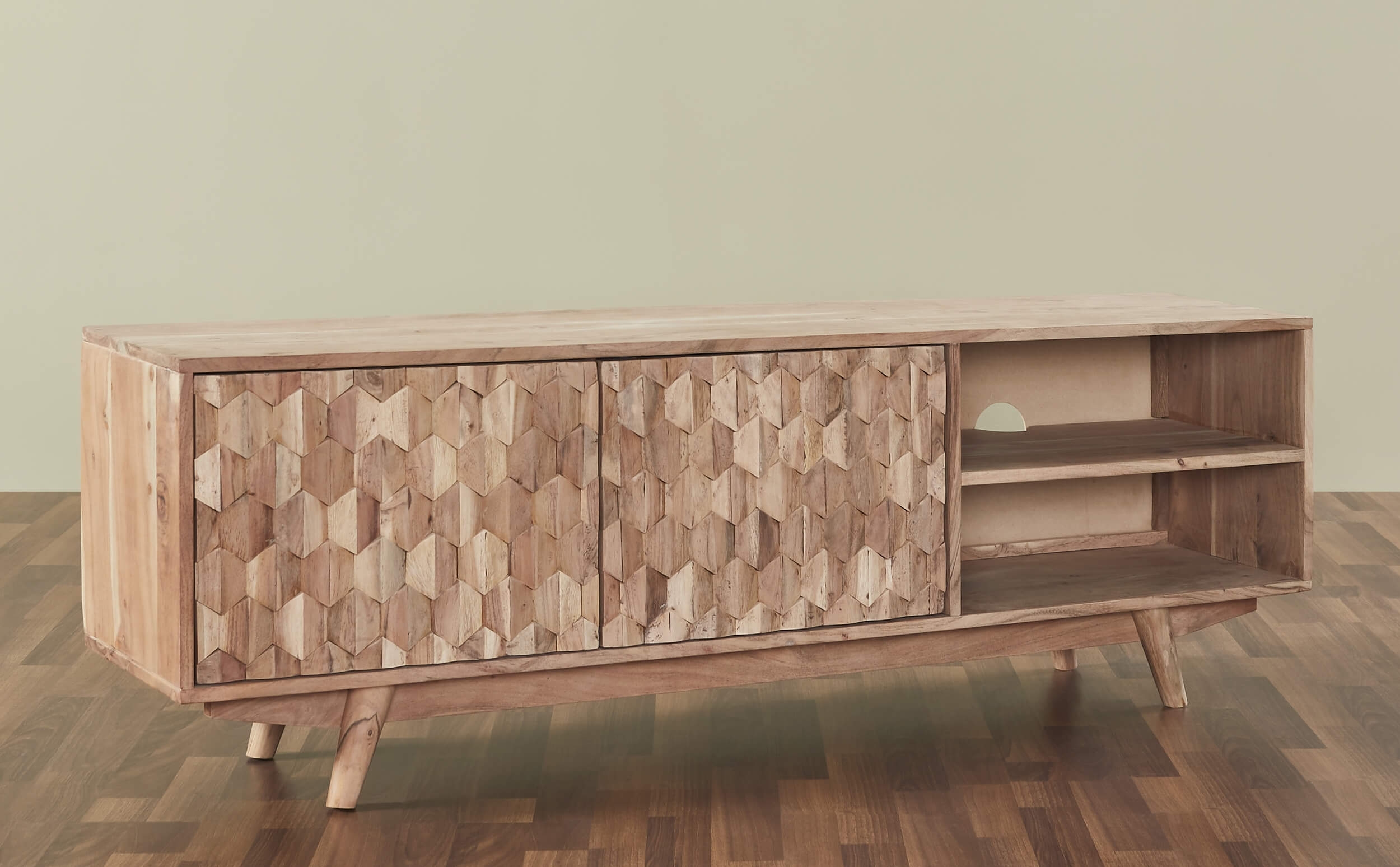 Honeycomb 57" TV Unit