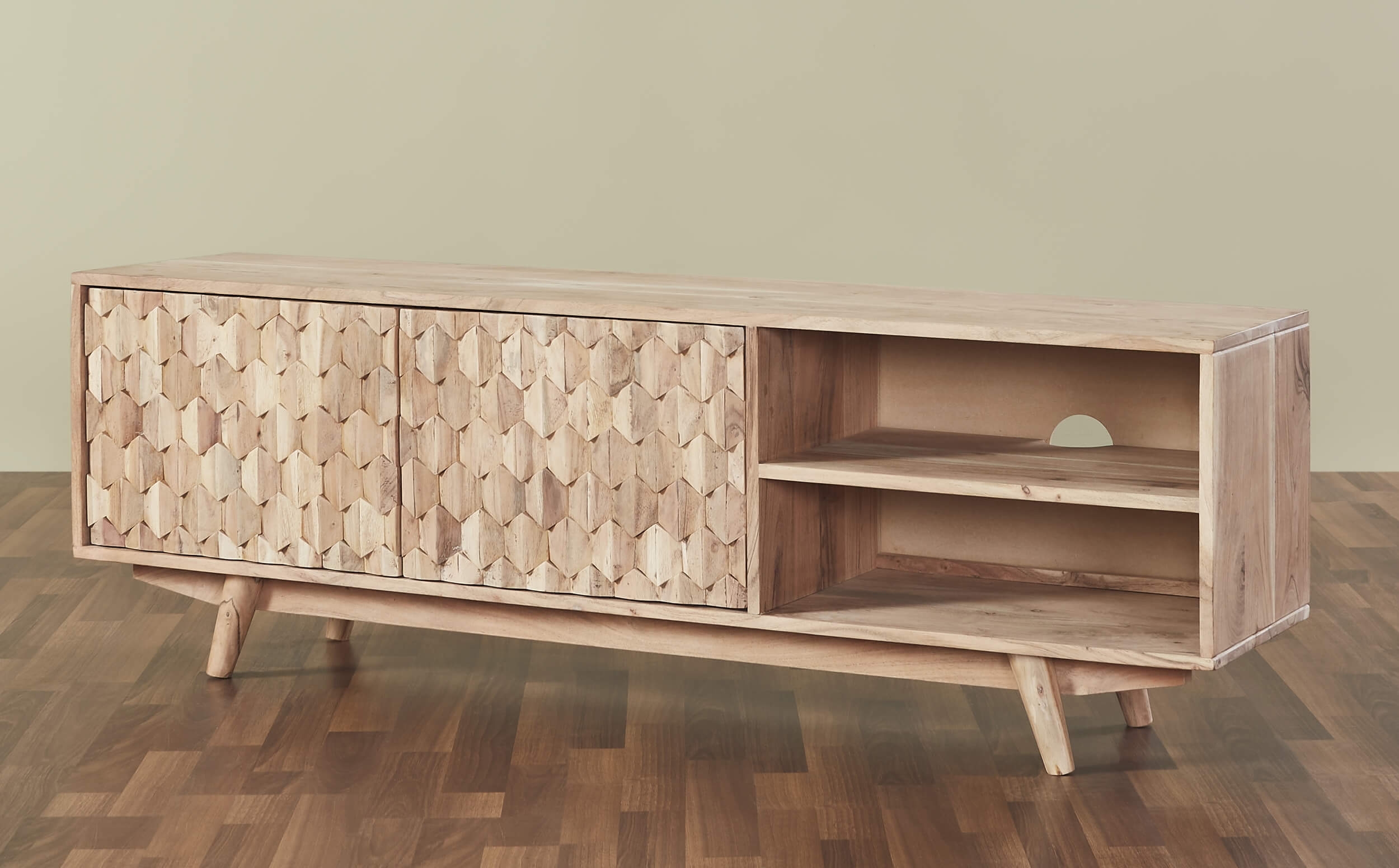 Honeycomb 57" TV Unit