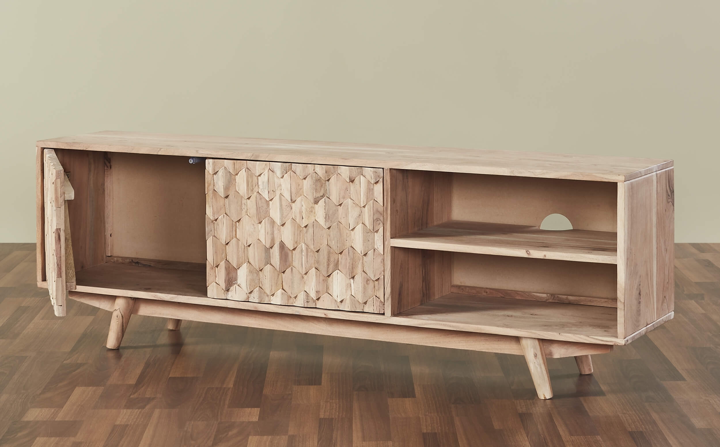 Honeycomb 57" TV Unit