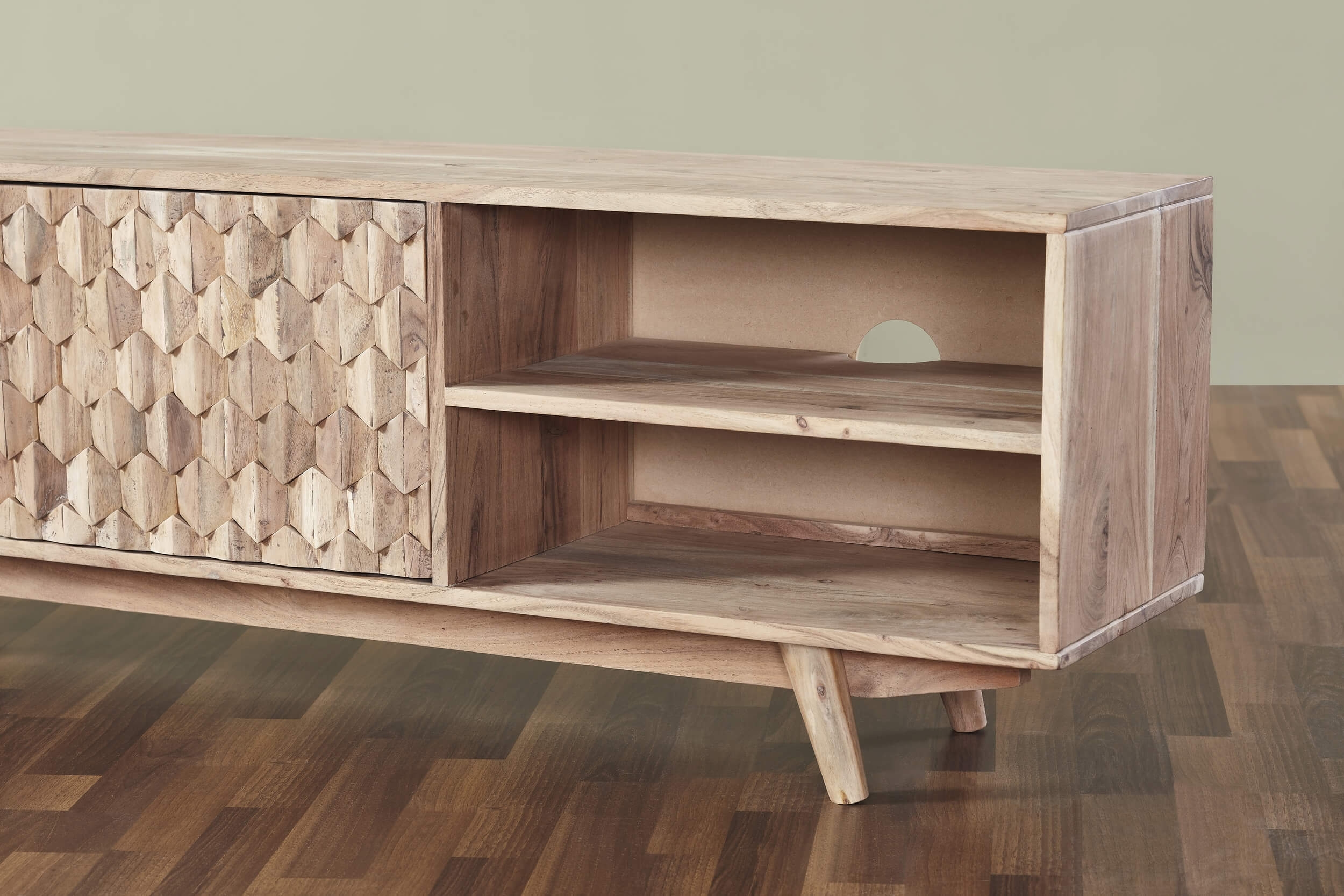 Honeycomb 57" TV Unit