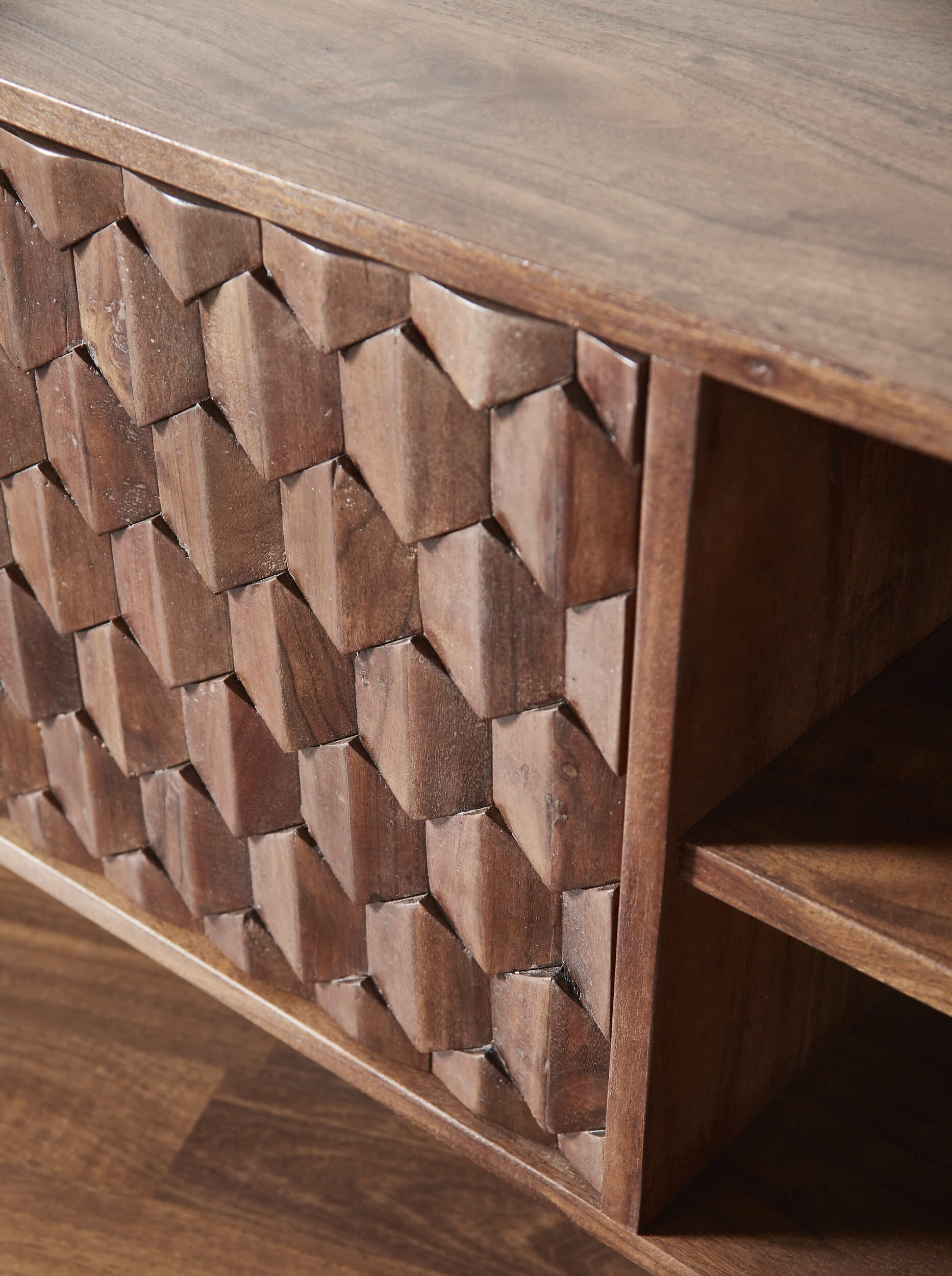 Honeycomb 57" TV Unit