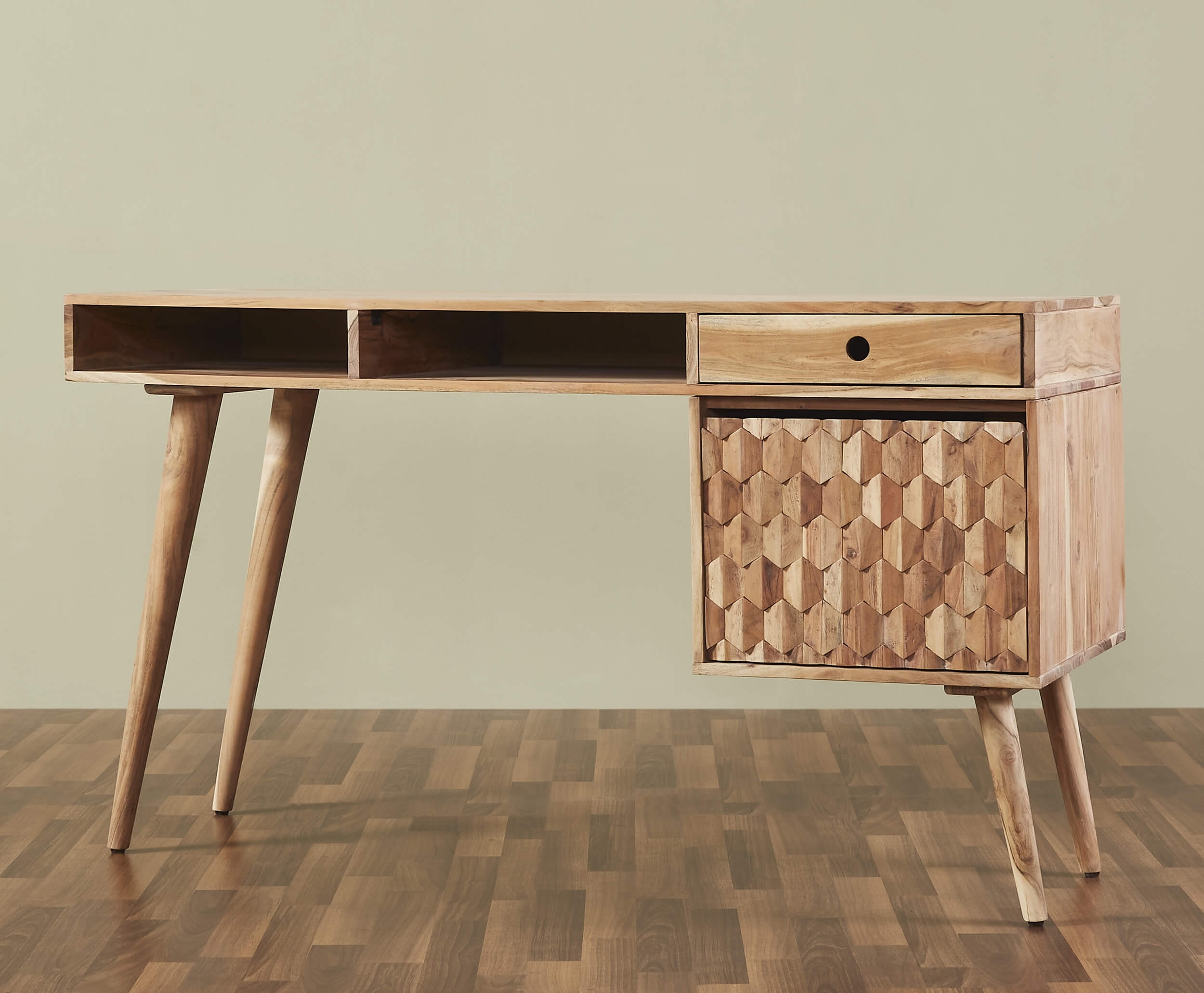 Honeycomb Office Desk with Storage