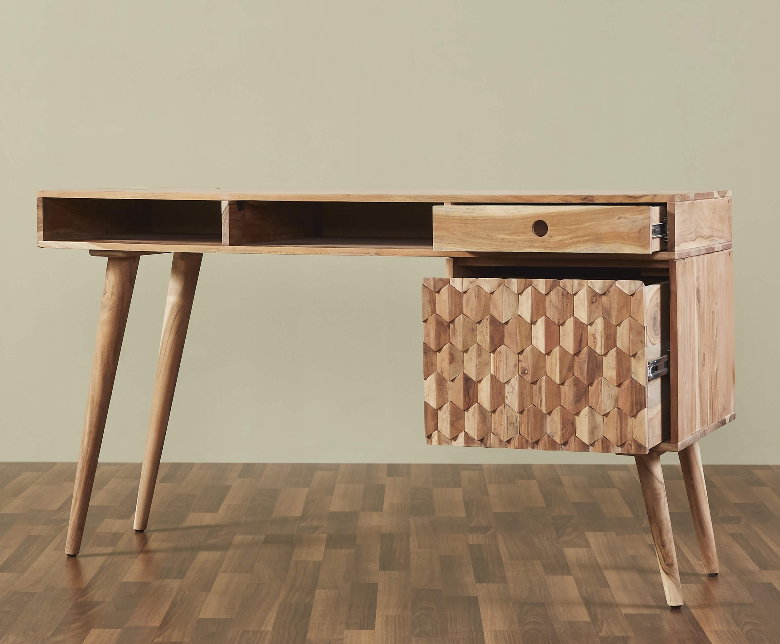 Honeycomb Office Desk with Storage