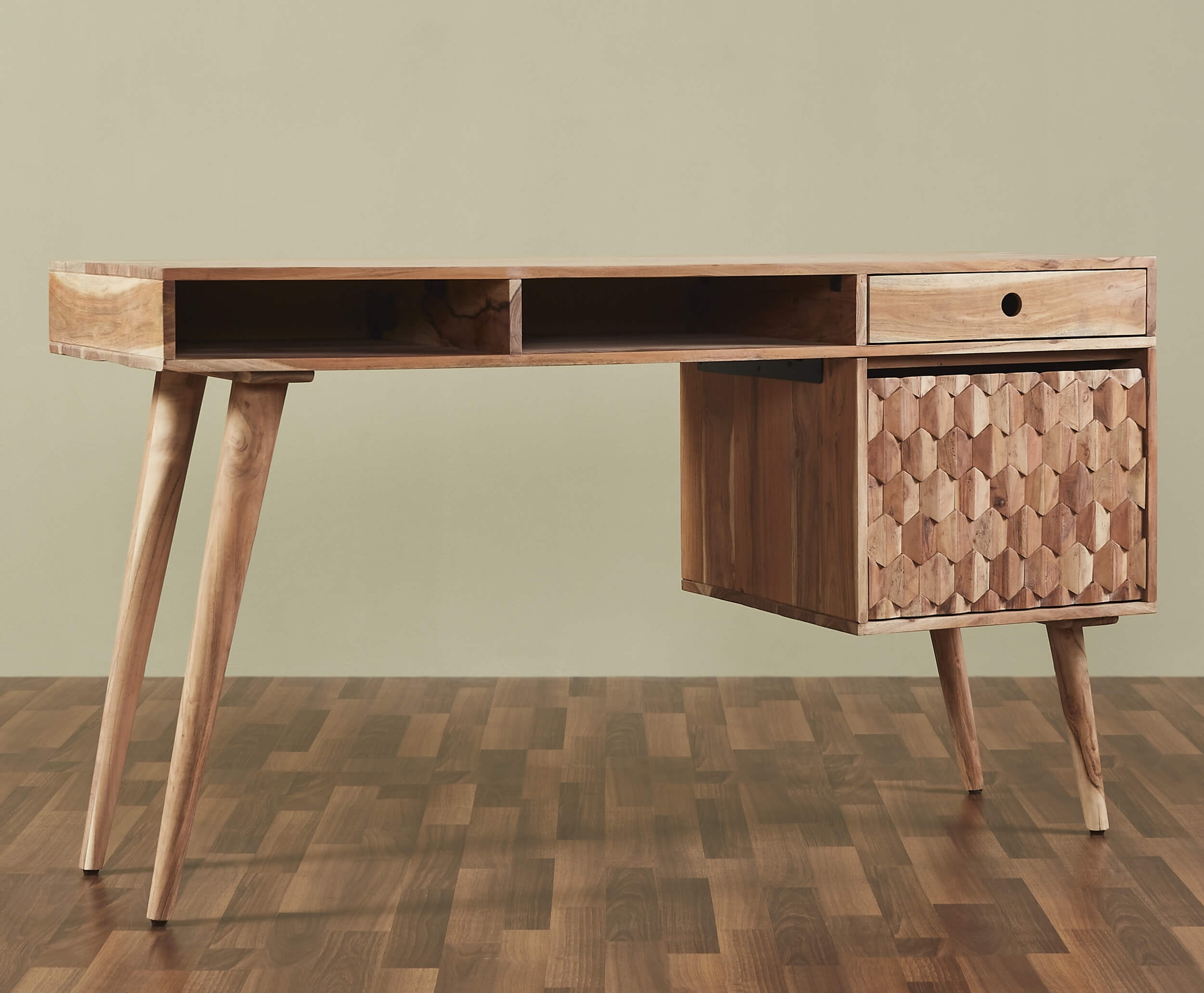 Honeycomb Office Desk with Storage