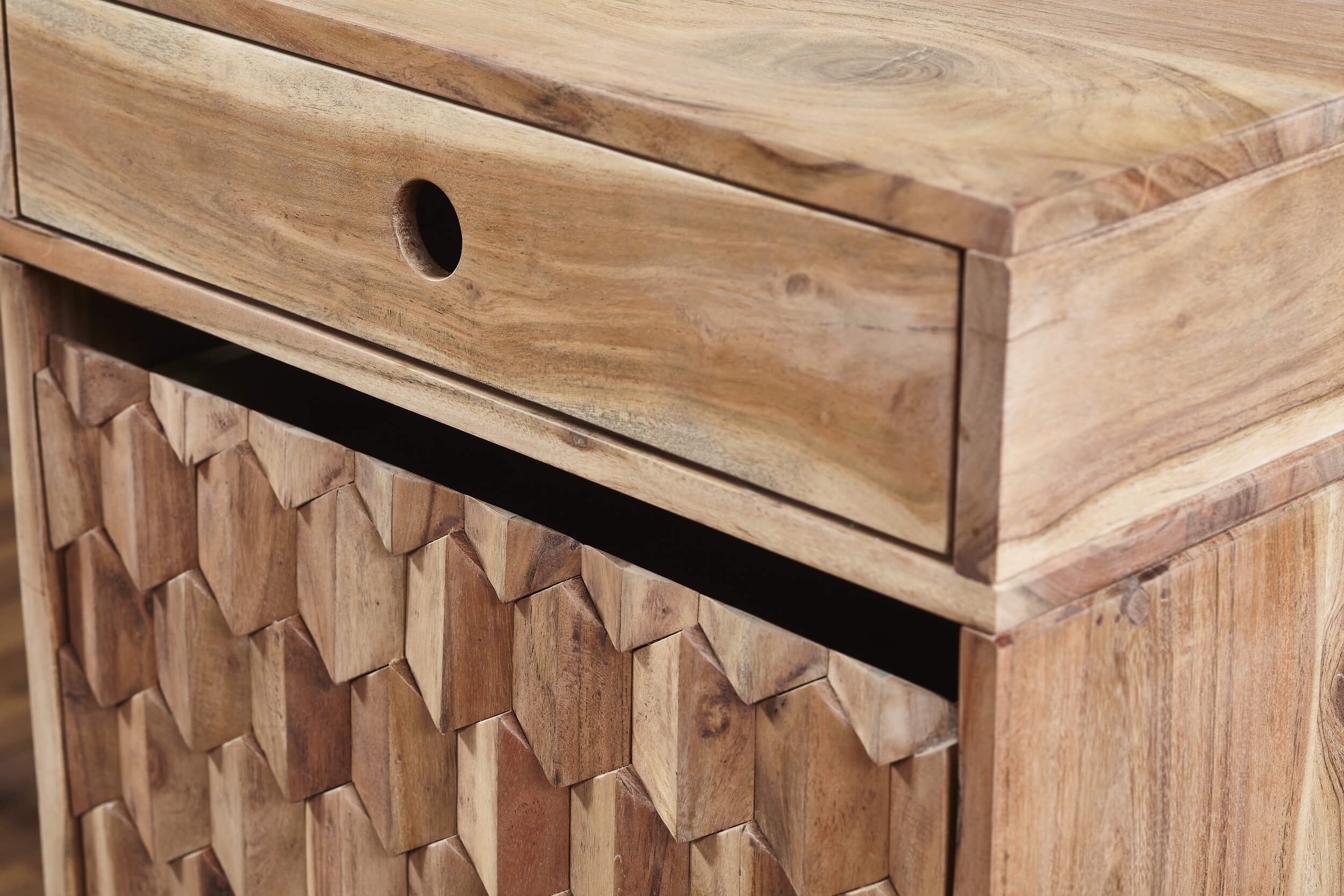 Honeycomb Office Desk with Storage