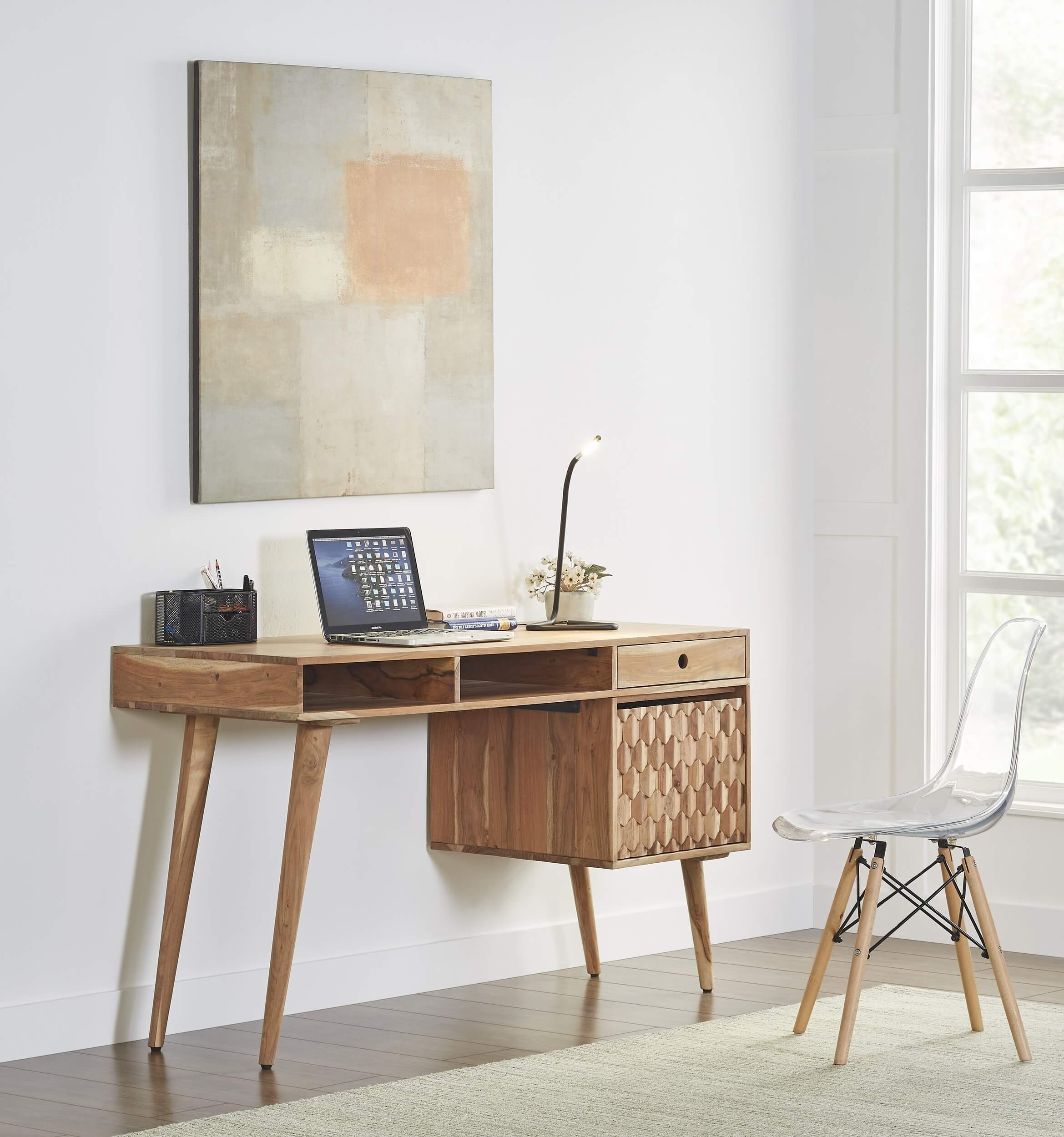 Honeycomb Office Desk with Storage