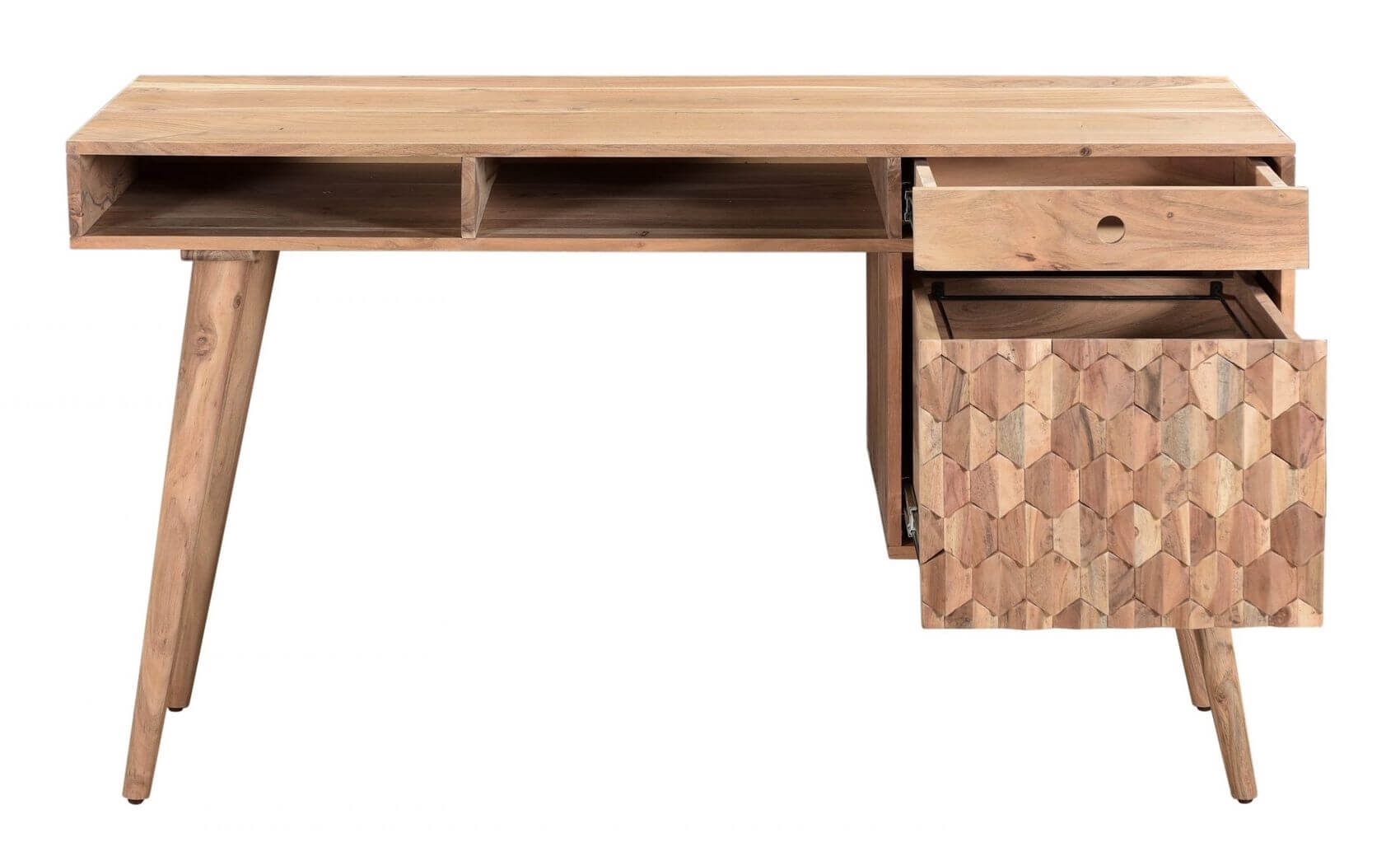 Honeycomb Office Desk with Storage