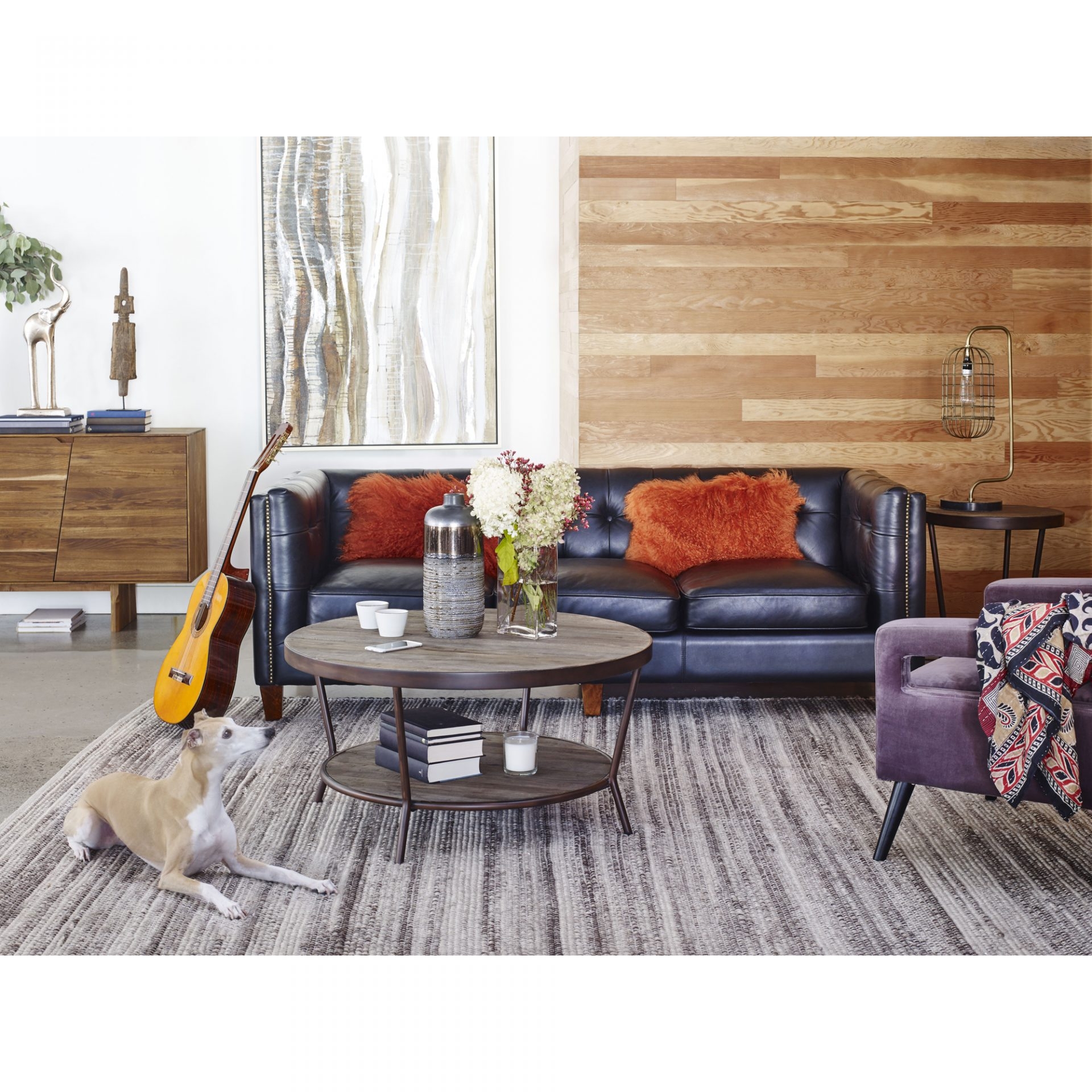 Lamb Rectangle Fur Pillow by MOE'S