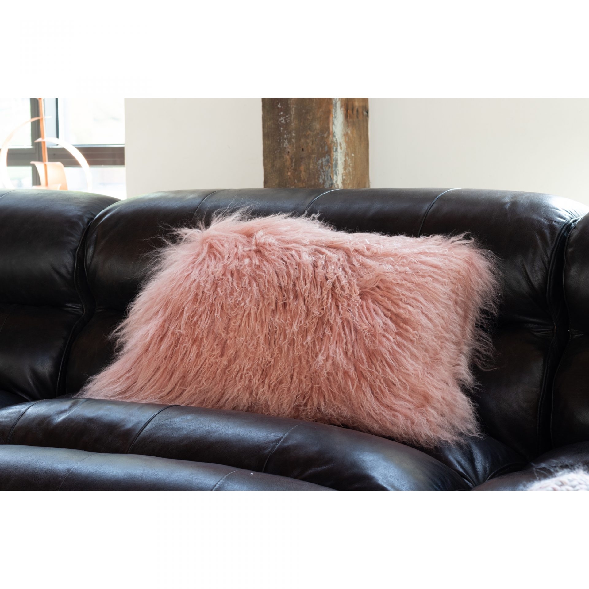 Lamb Rectangle Fur Pillow by MOE'S