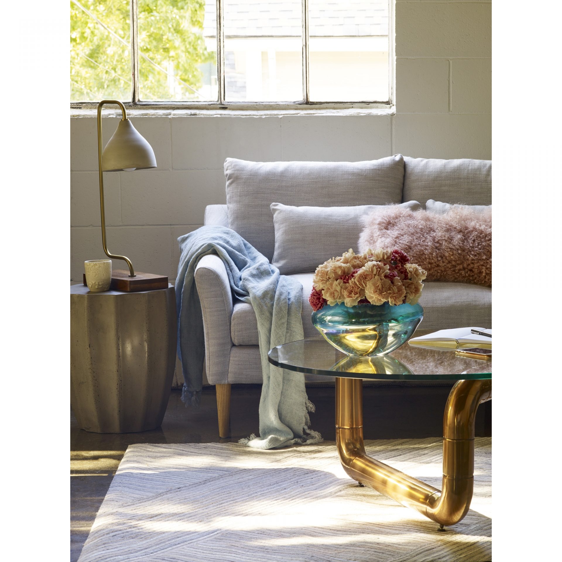 Lamb Rectangle Fur Pillow by MOE'S