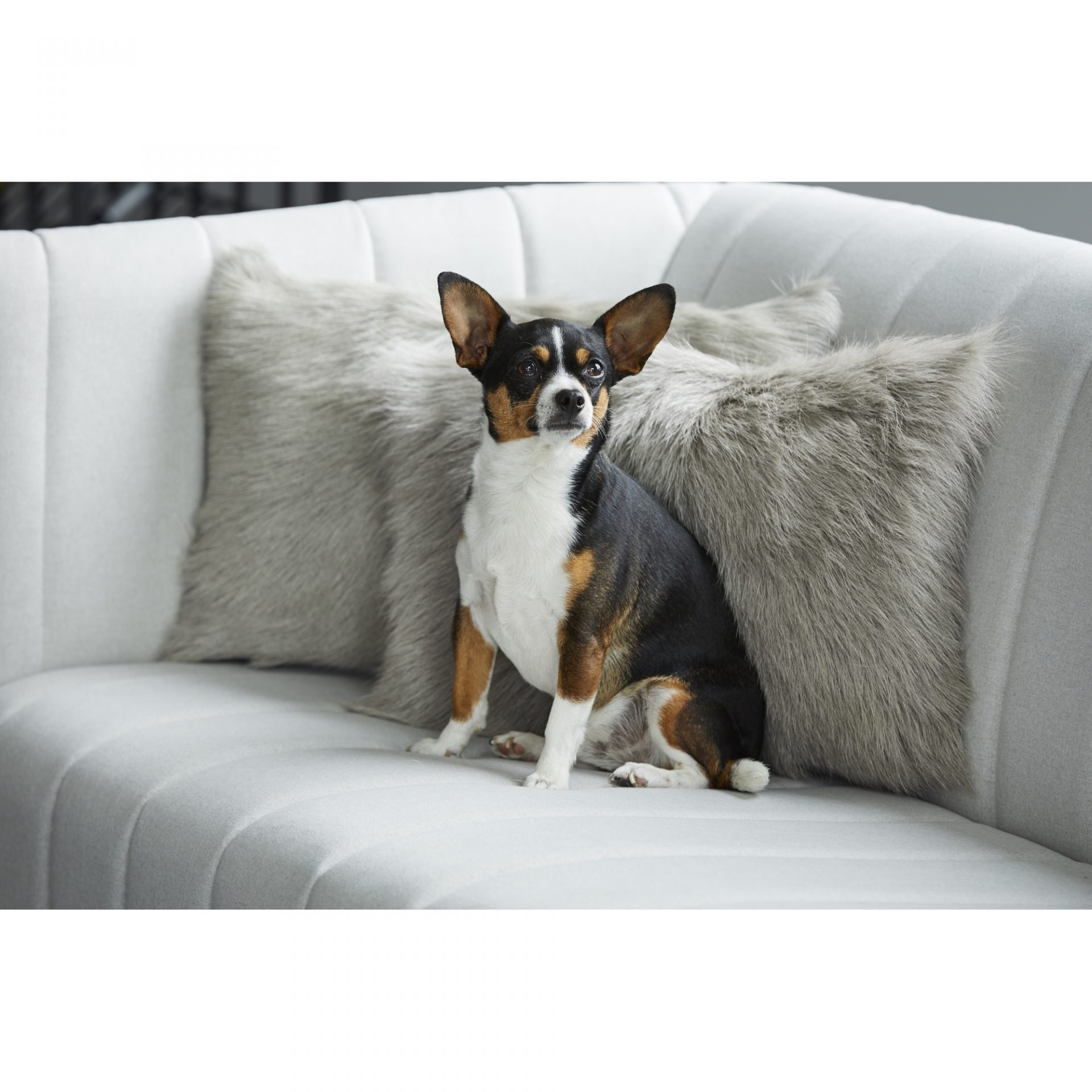 Goat Fur Bolster by MOE'S