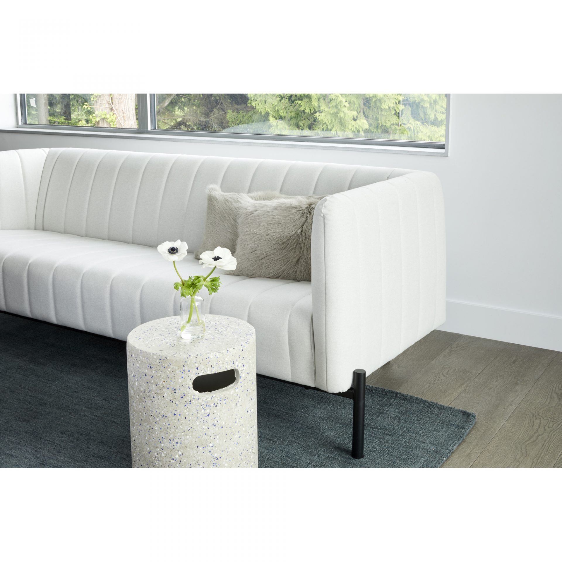 Goat Fur Bolster by MOE'S