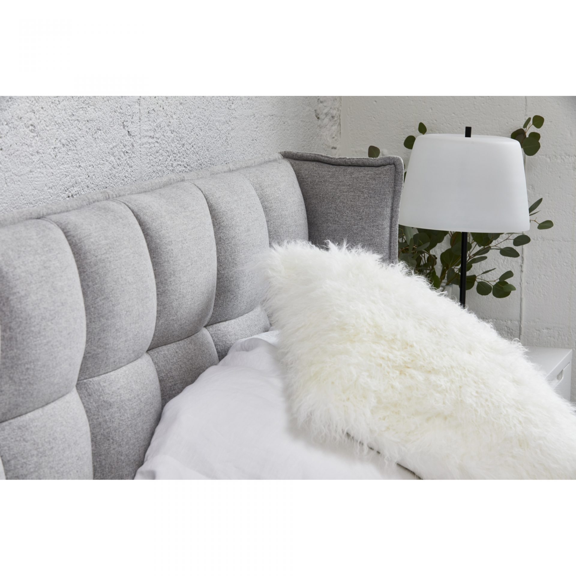 Lamb Fur Pillow, Large Size by MOE'S