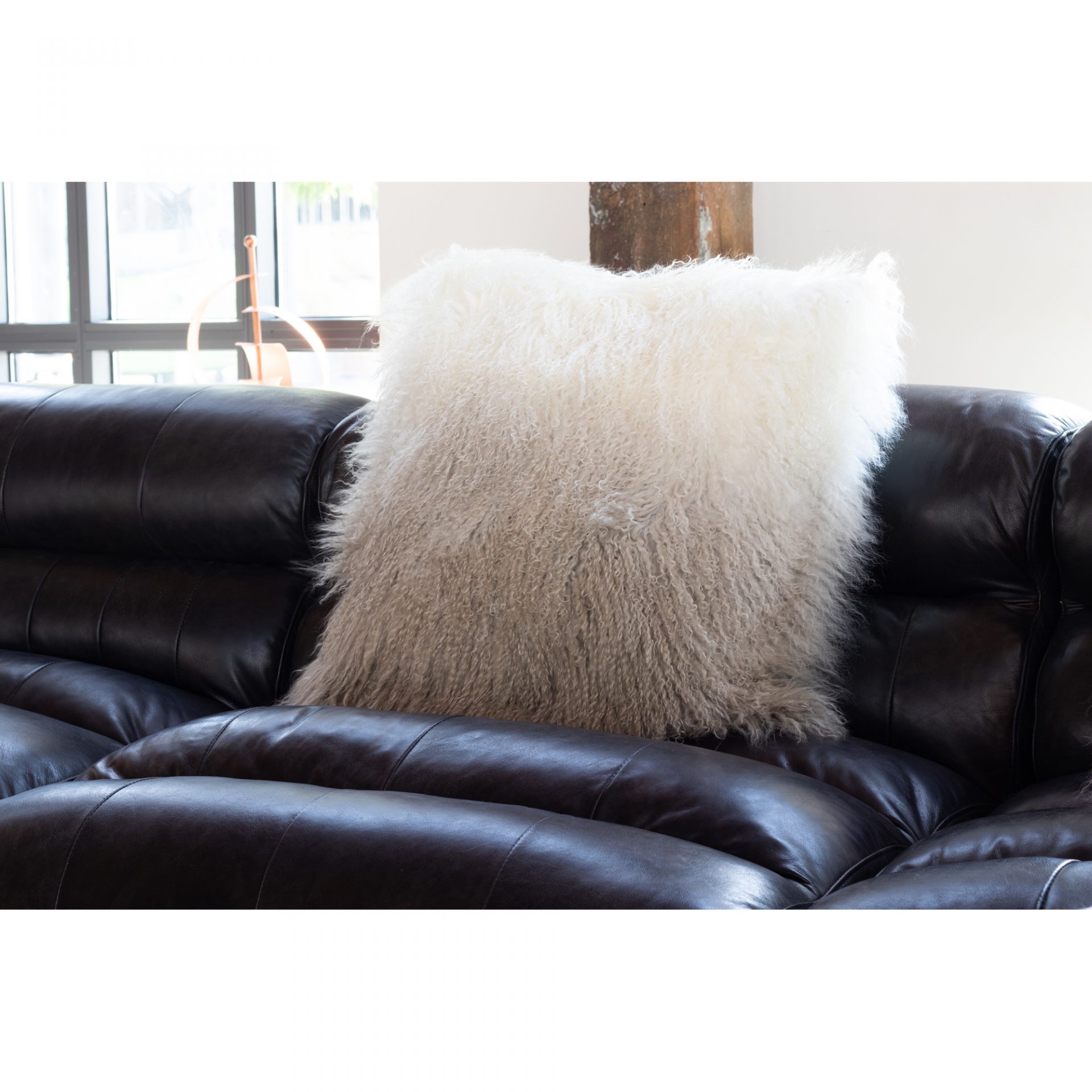 Lamb Fur Pillow, Large Size by MOE'S