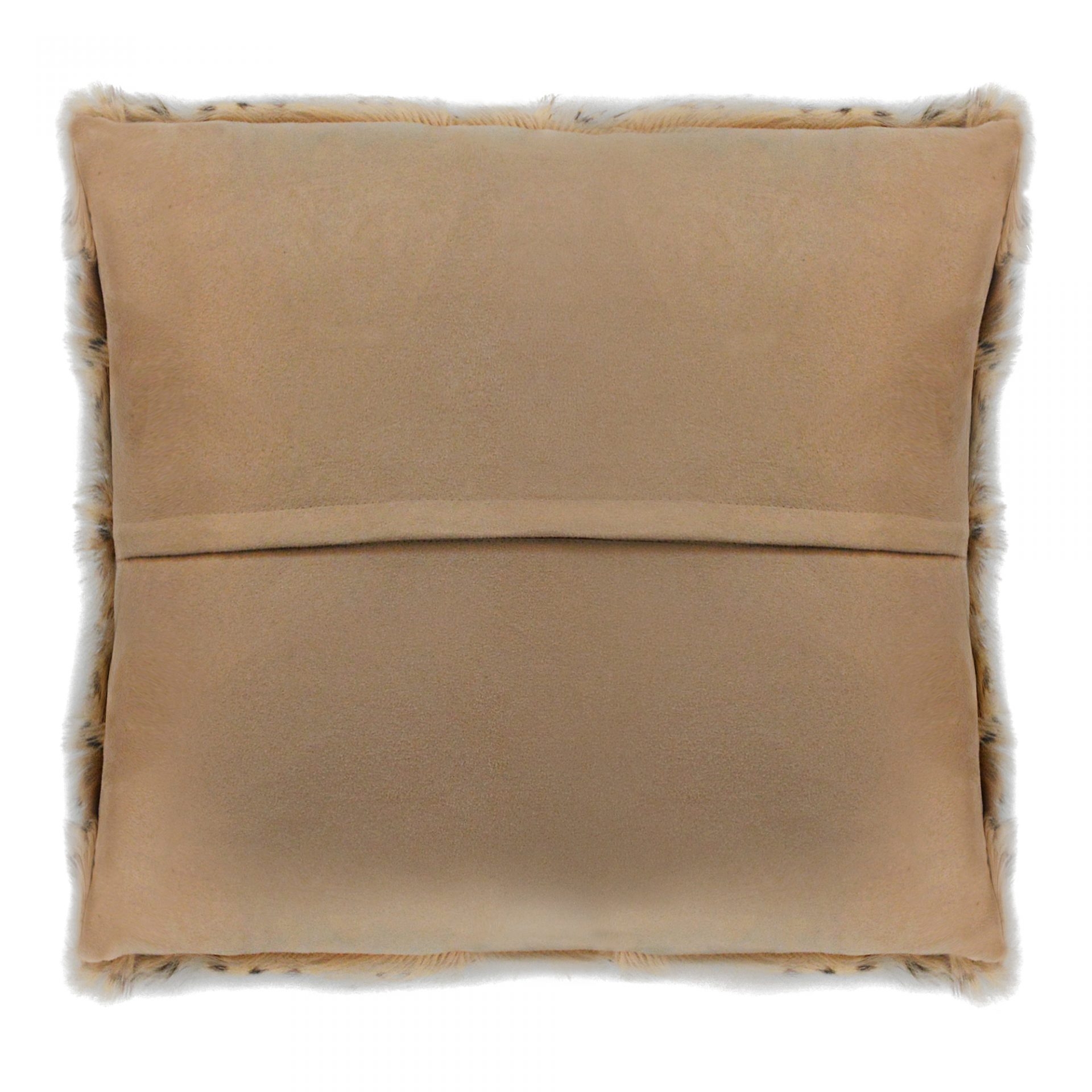 Spotted Goat Fur Pillow by MOE'S