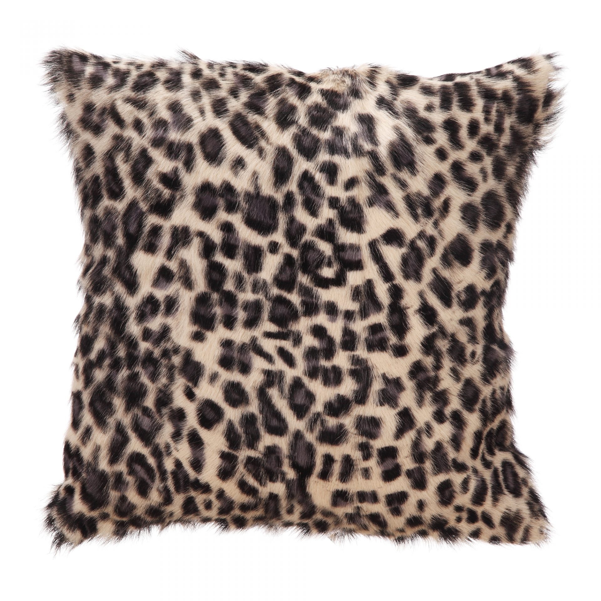 Spotted Goat Fur Pillow by MOE'S