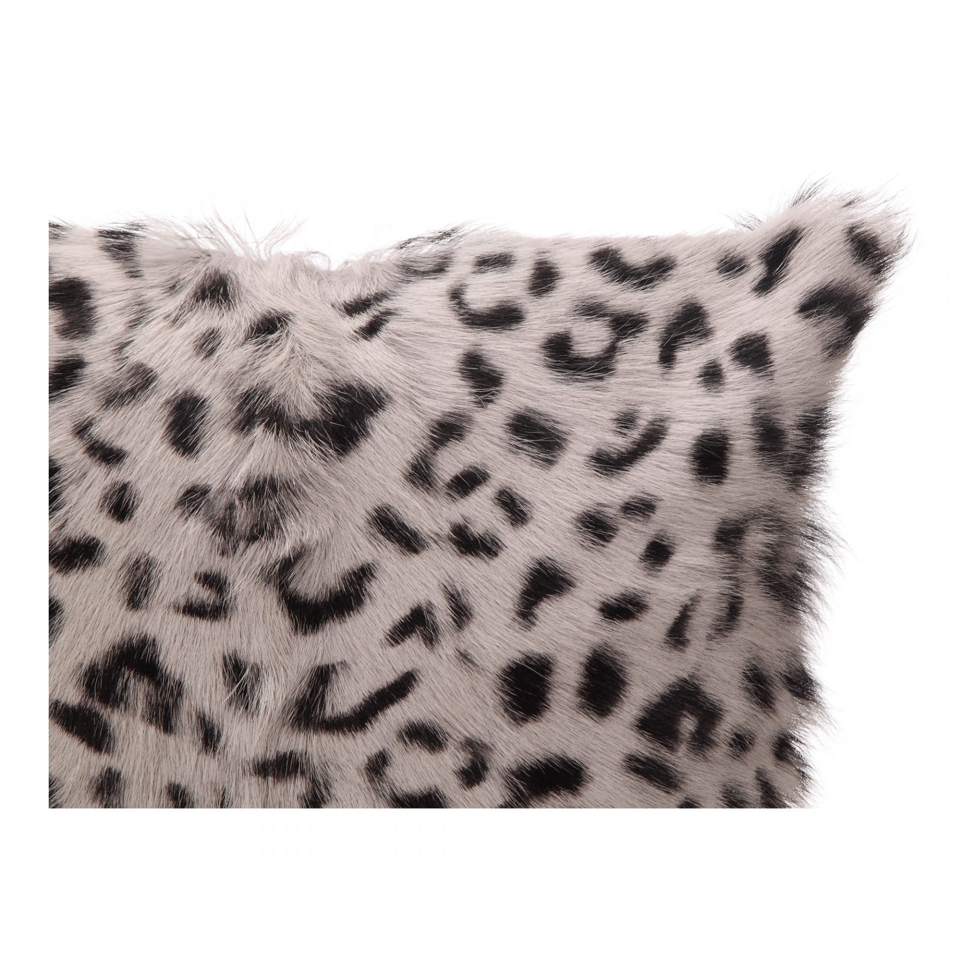 Spotted Goat Fur Pillow by MOE'S