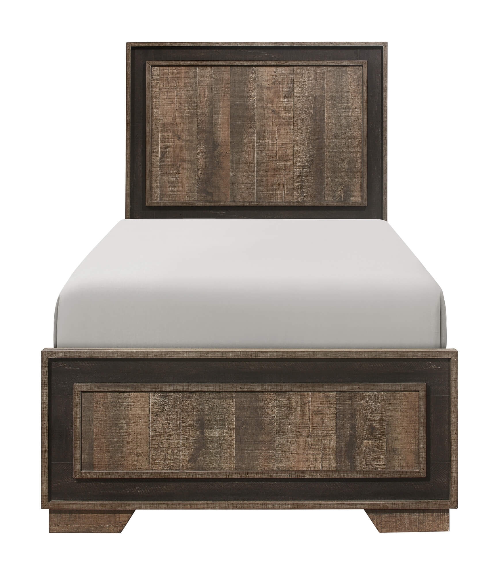 Ellendale Wood/Wood Veneer Bed, Full Size