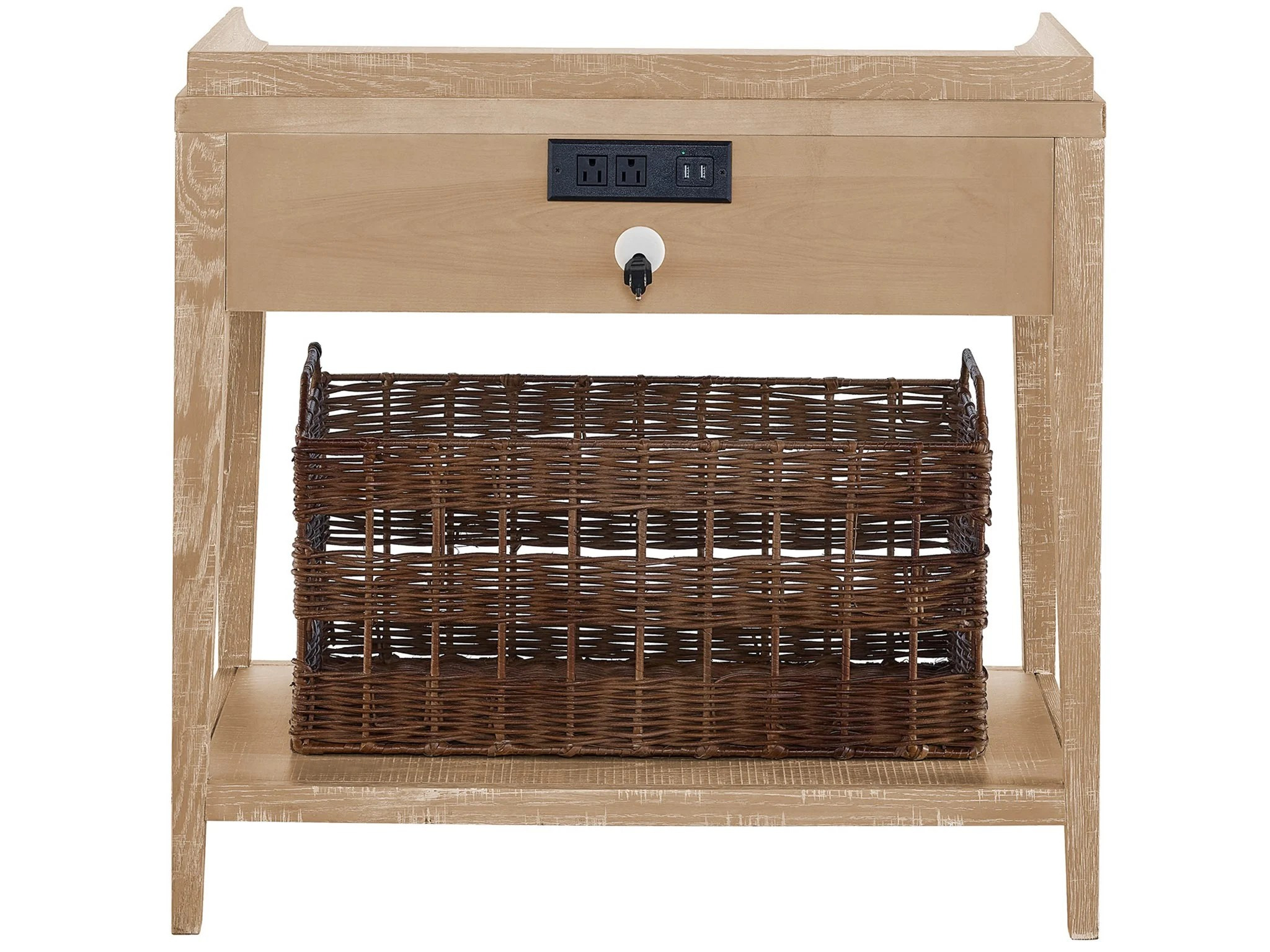 Rylie Wood Nightstand w/Drawer