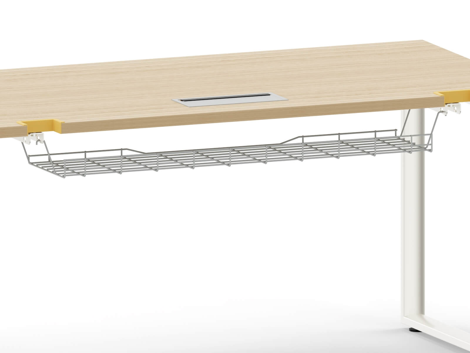 YAN_Z MFC Top Office Desk w/Steel Frame