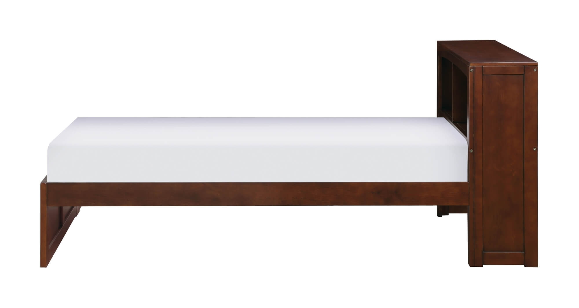 Rowe Wood/Wood Veneer Bookcase Bed, Twin Size