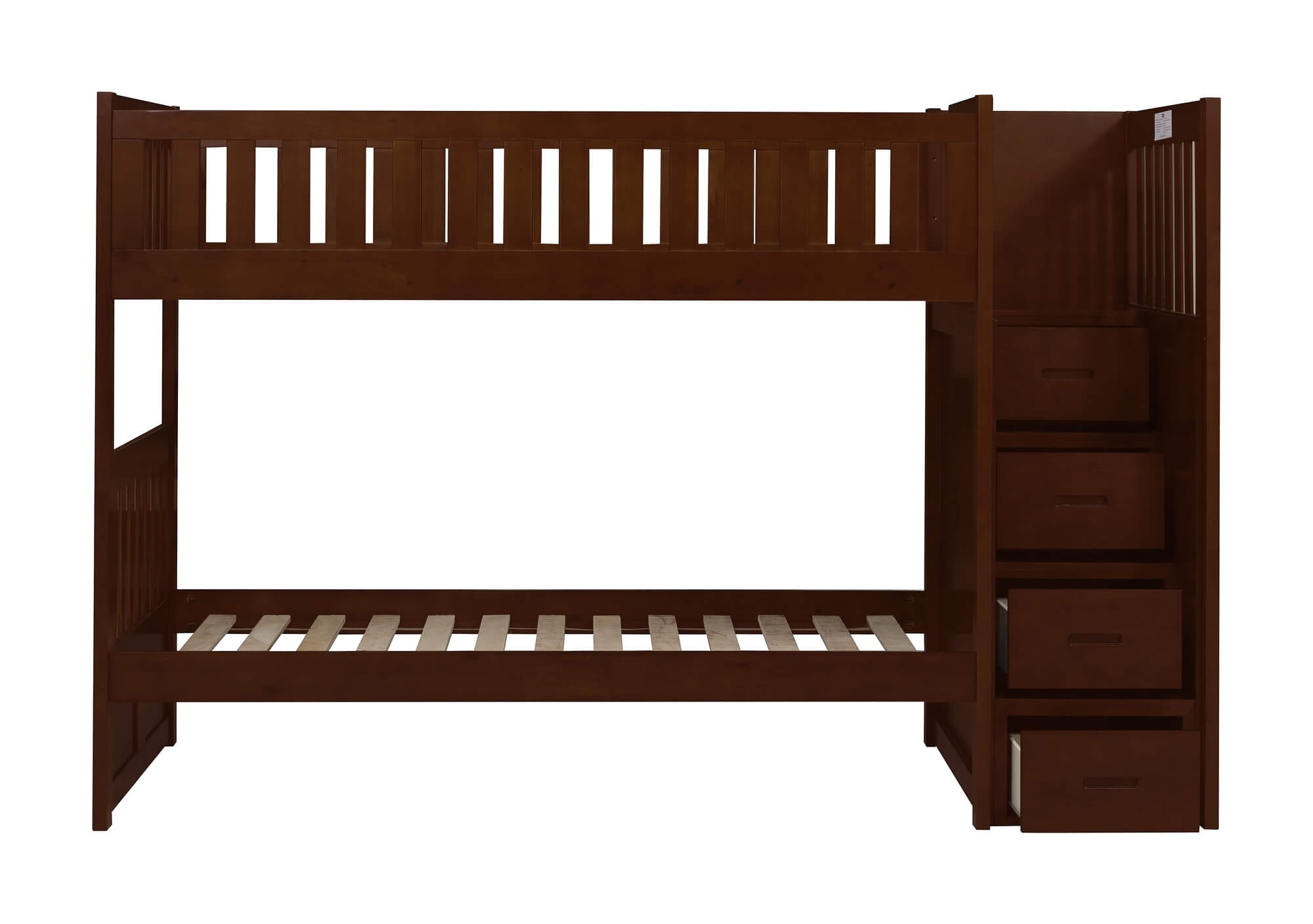 Rowe Wood/Wood Veneer Bunk Bed w/Reversible Step Storage