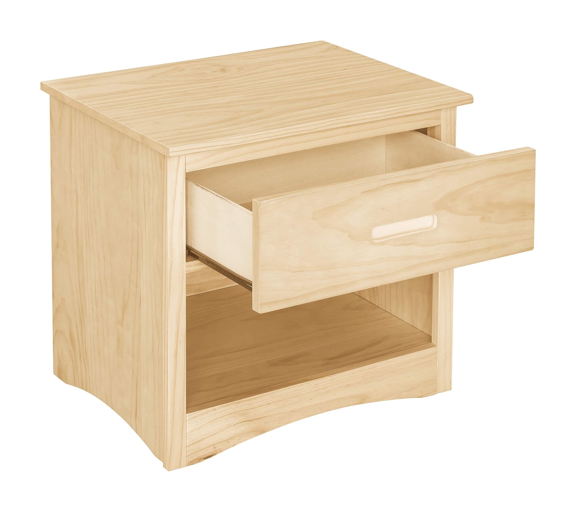 Bartly Wood/Wood Veneer Nightstand