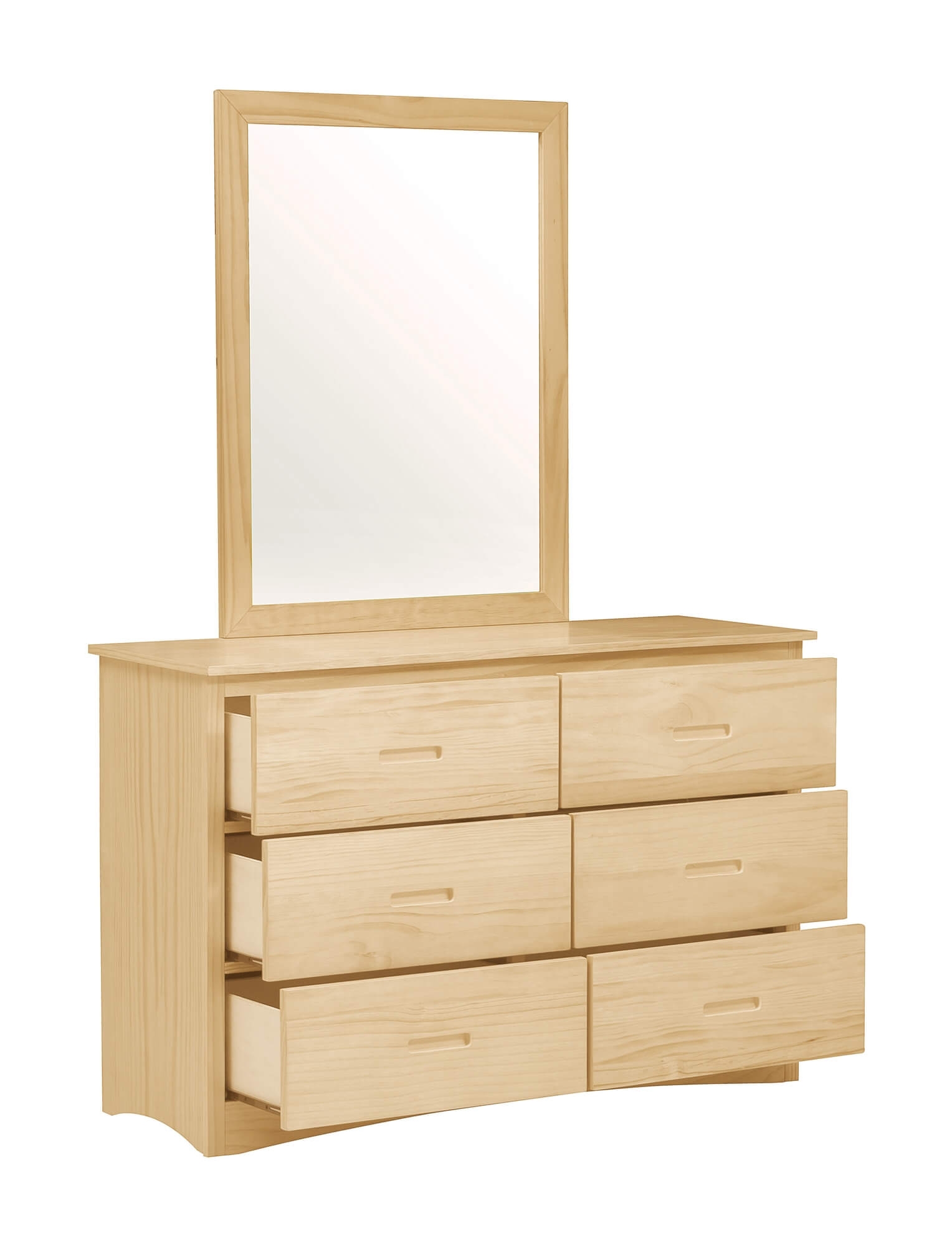 Bartly Wood/Wood Veneer Dresser