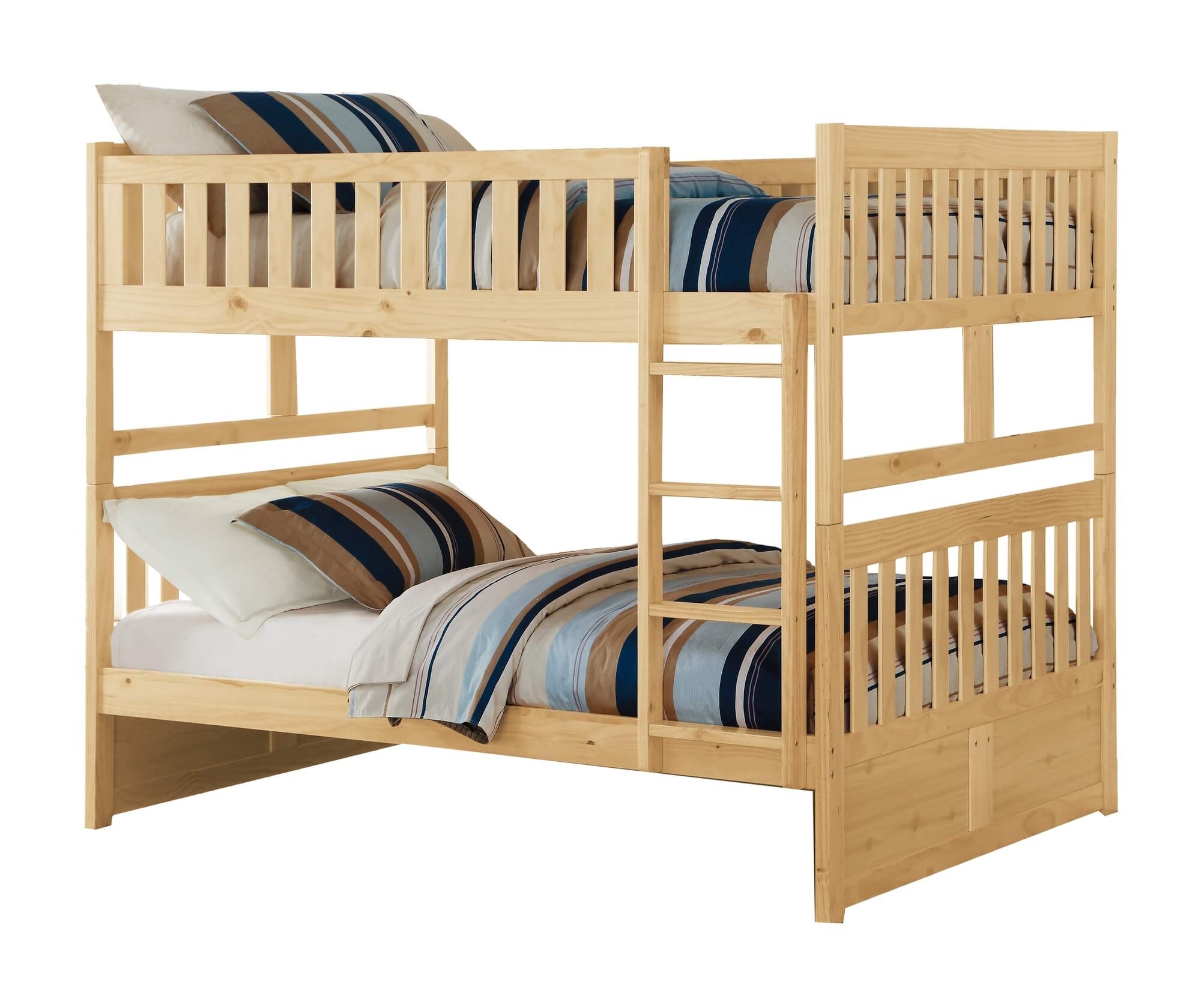Bartly Wood/Wood Veneer Bunk Bed - Thumbnail 3