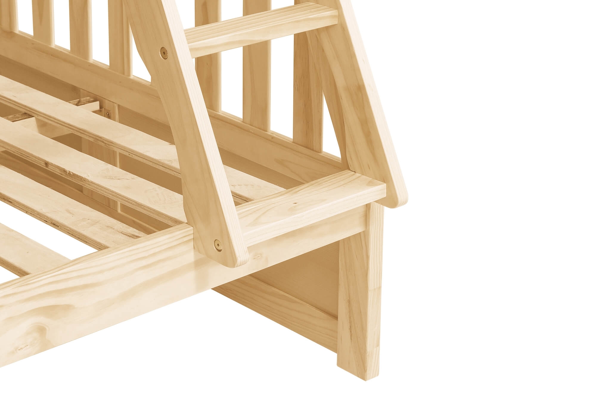 Bartly Wood/Wood Veneer Bunk Bed, Twin/Full Size