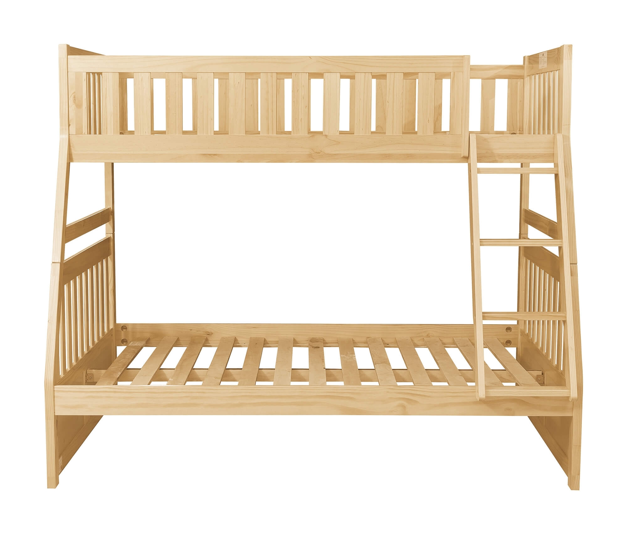 Bartly Wood/Wood Veneer Bunk Bed, Twin/Full Size
