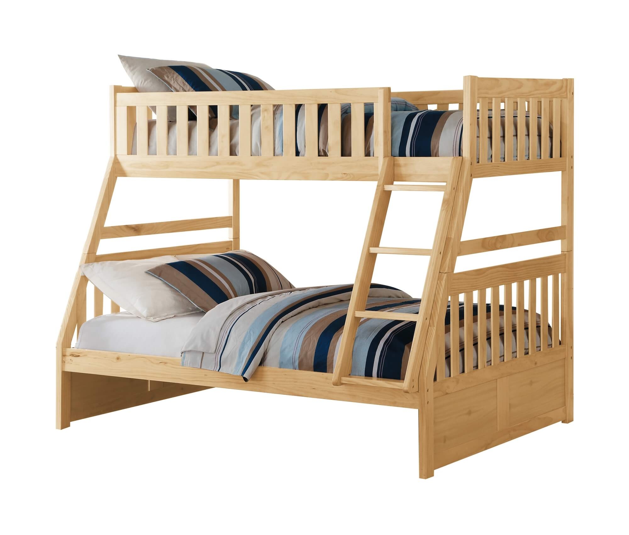 Bartly Wood/Wood Veneer Bunk Bed - Thumbnail 2
