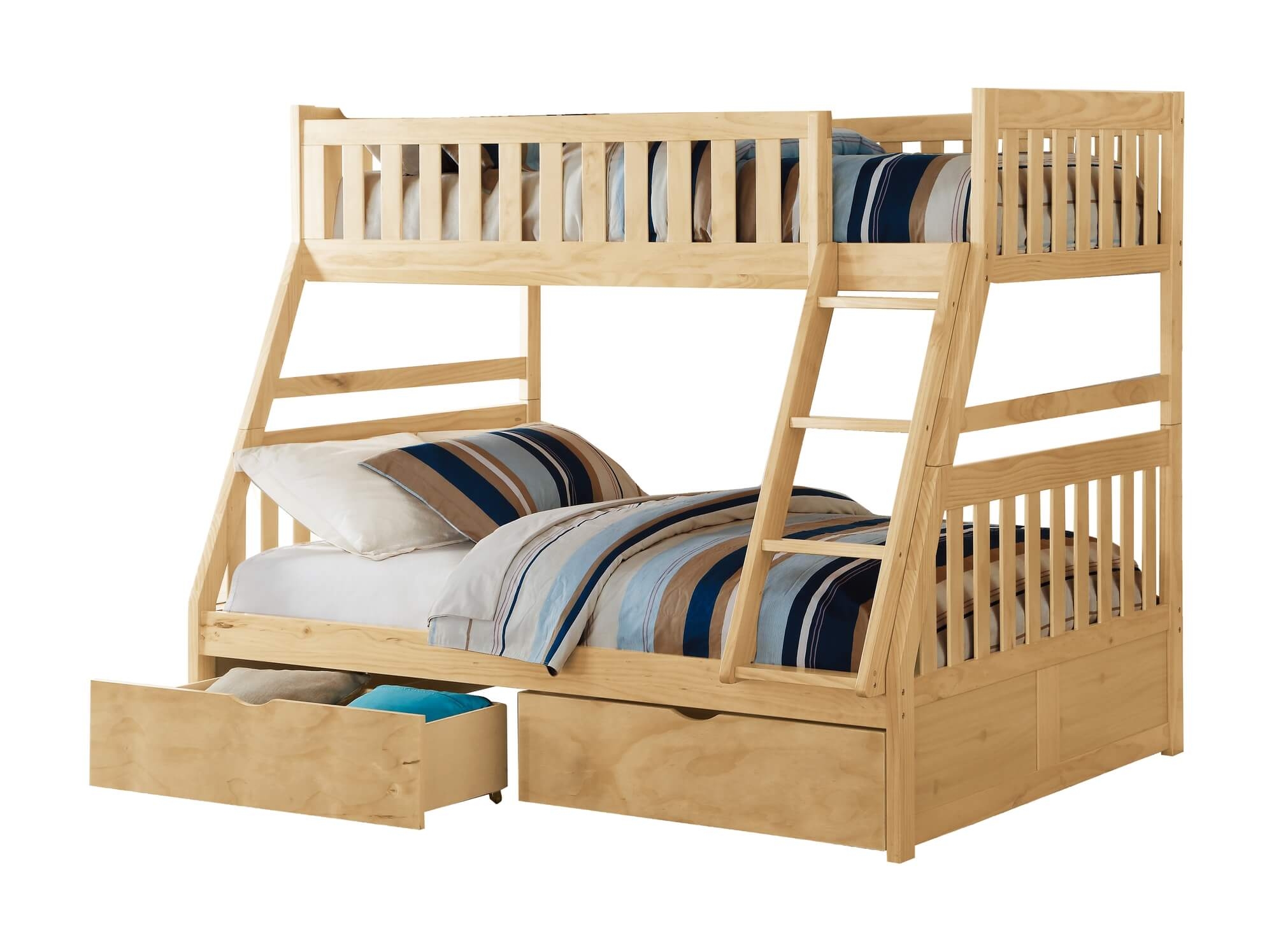 Bartly Wood/Wood Veneer Bunk Bed