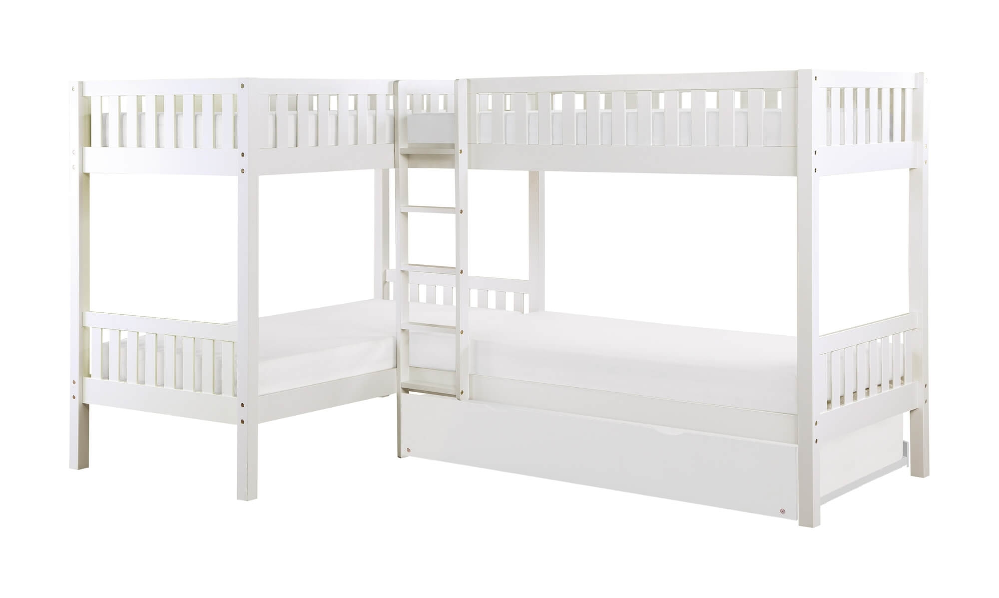 Galen Wood Corner Bunk Bed