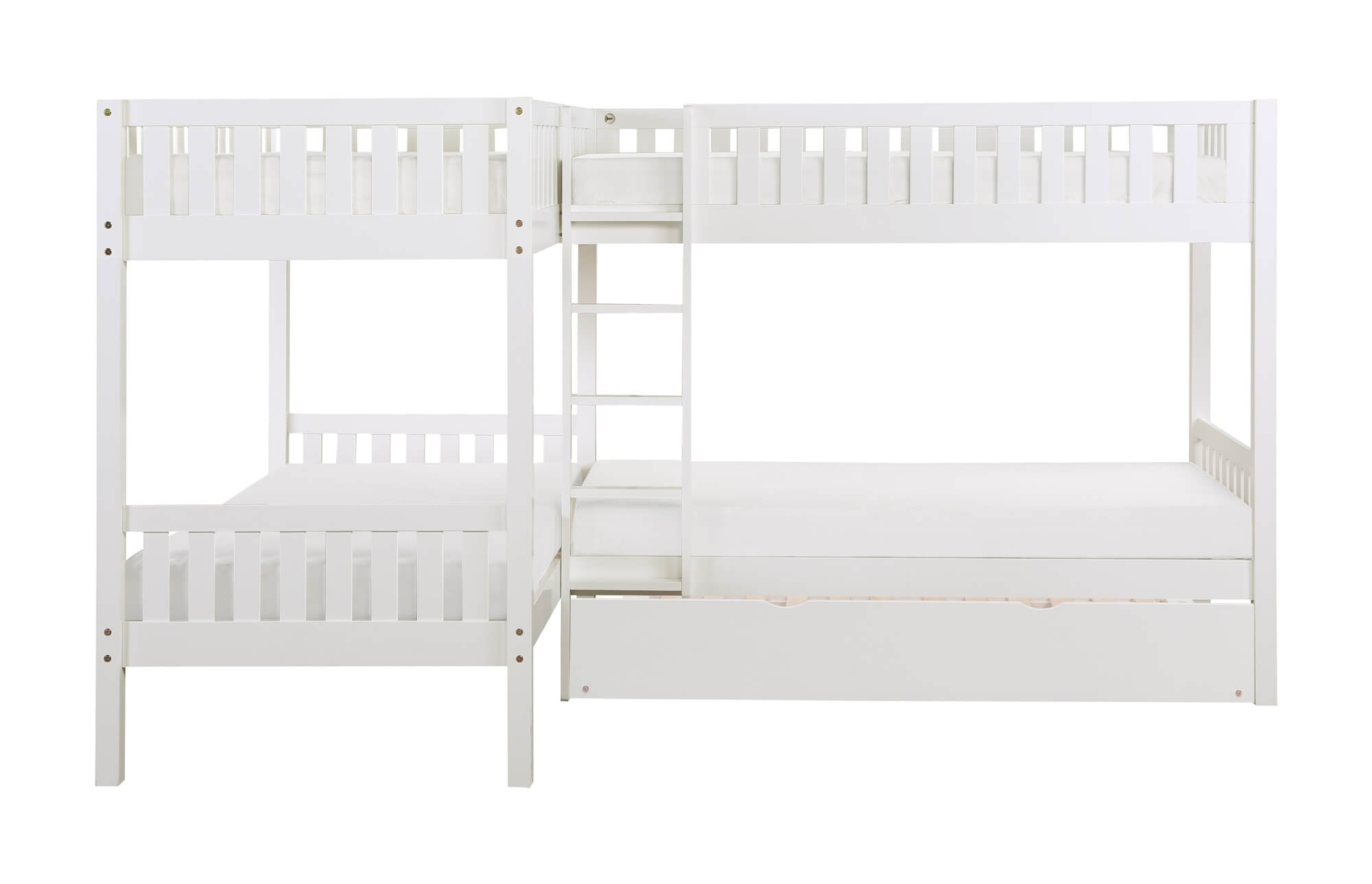 Galen Wood Corner Bunk Bed