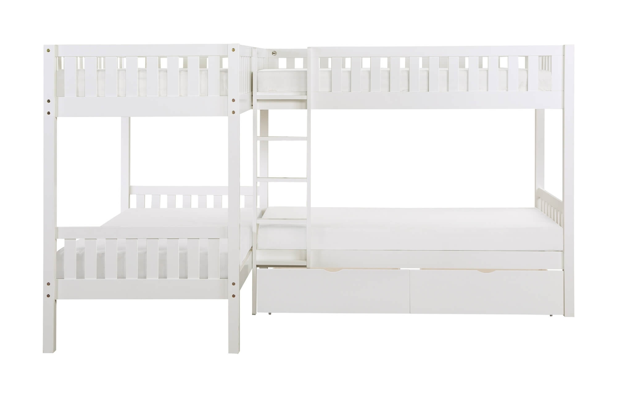 Galen Wood Corner Bunk Bed