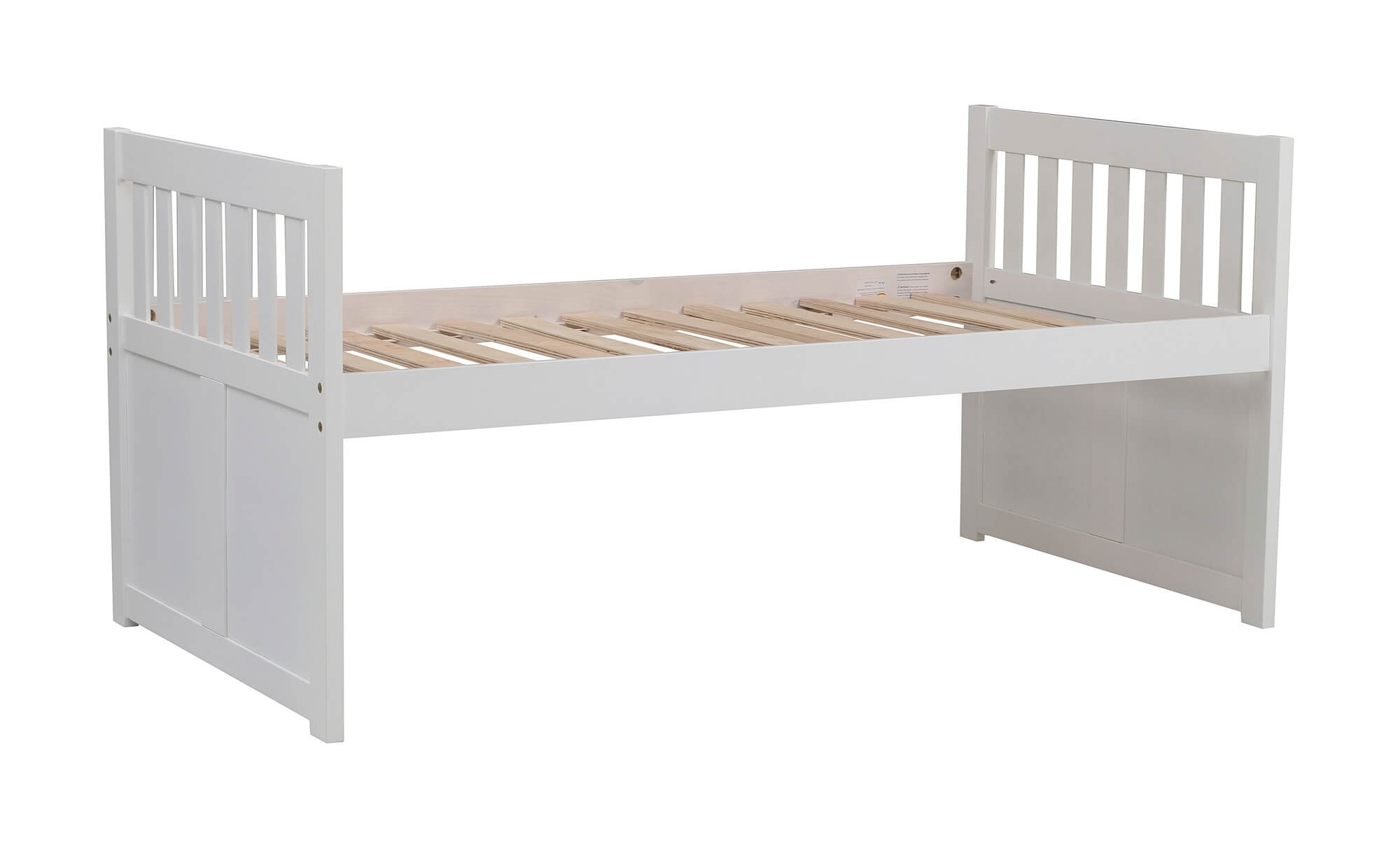 Galen Wood Storage Trundle Bed, Twin/Twin Size