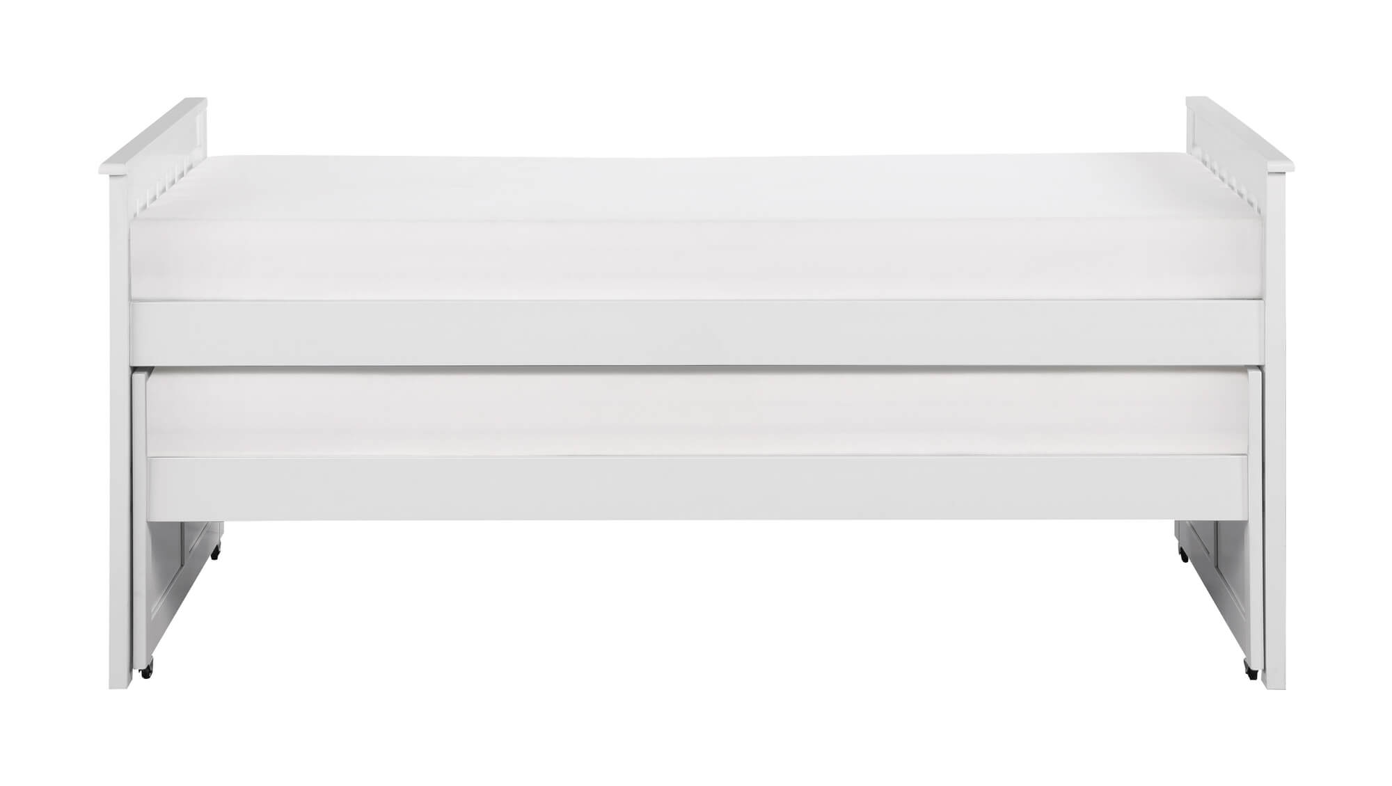 Galen Wood Trundle Bed, Twin/Twin Size