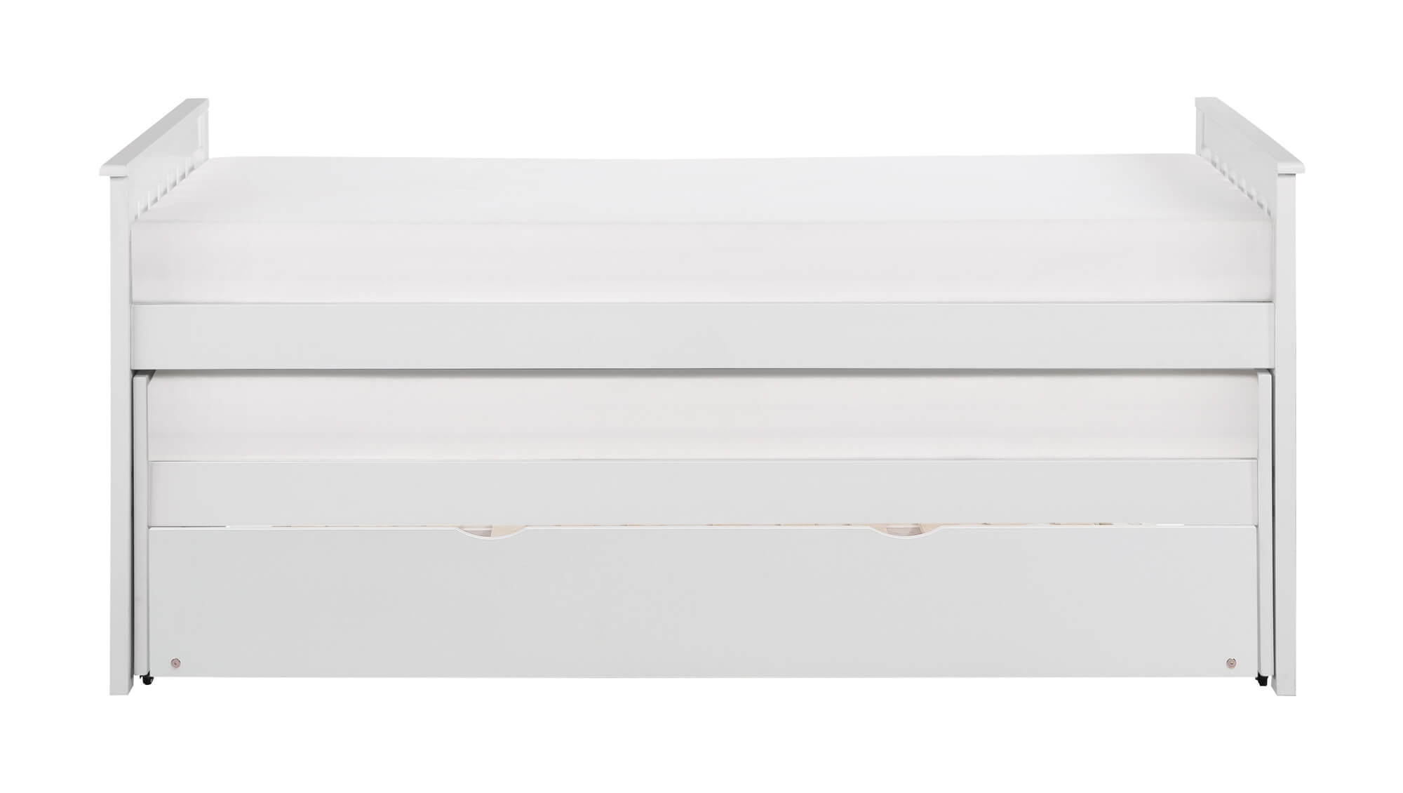 Galen Wood Trundle Bed, Twin/Twin Size